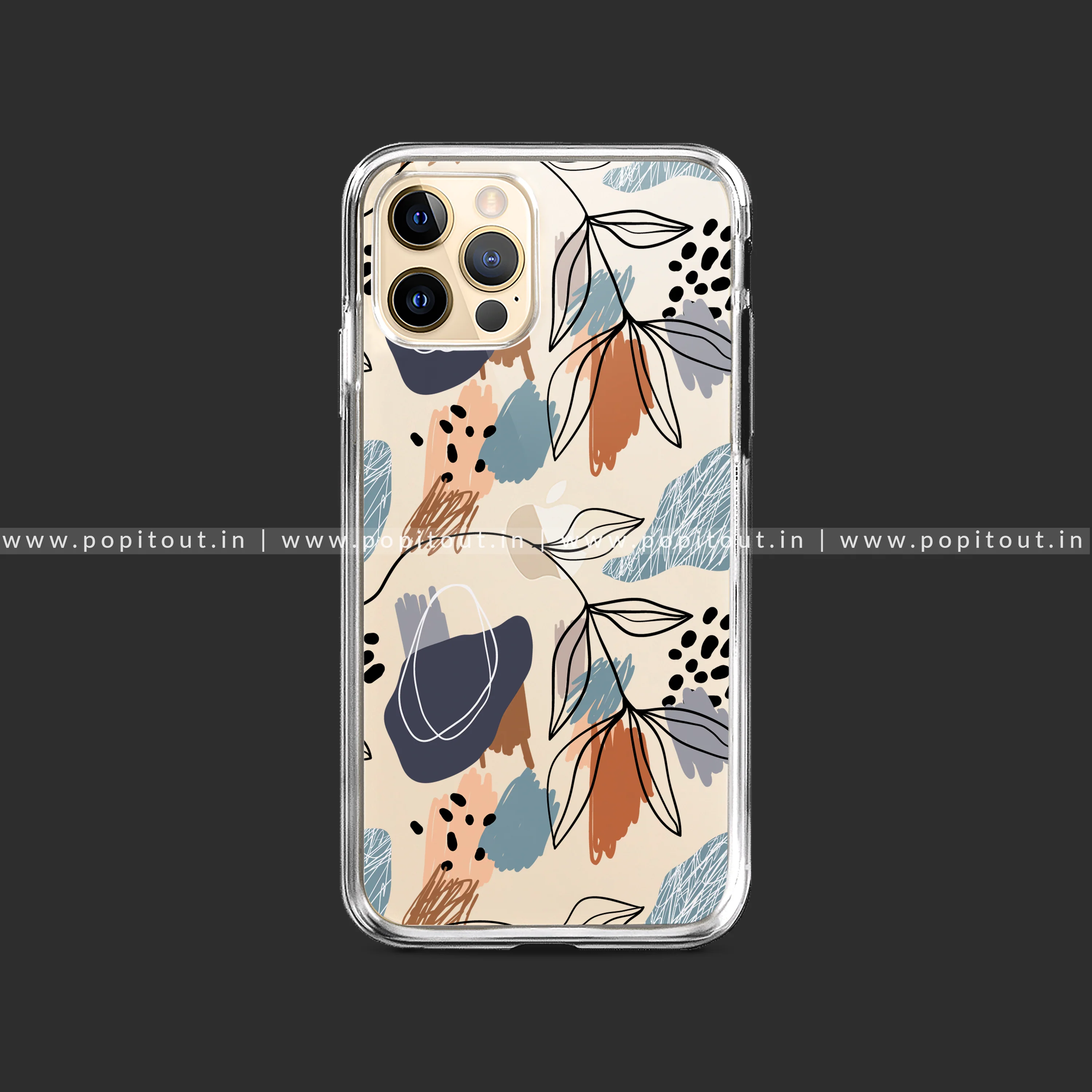 Abstract Artline Silicon Clear Case