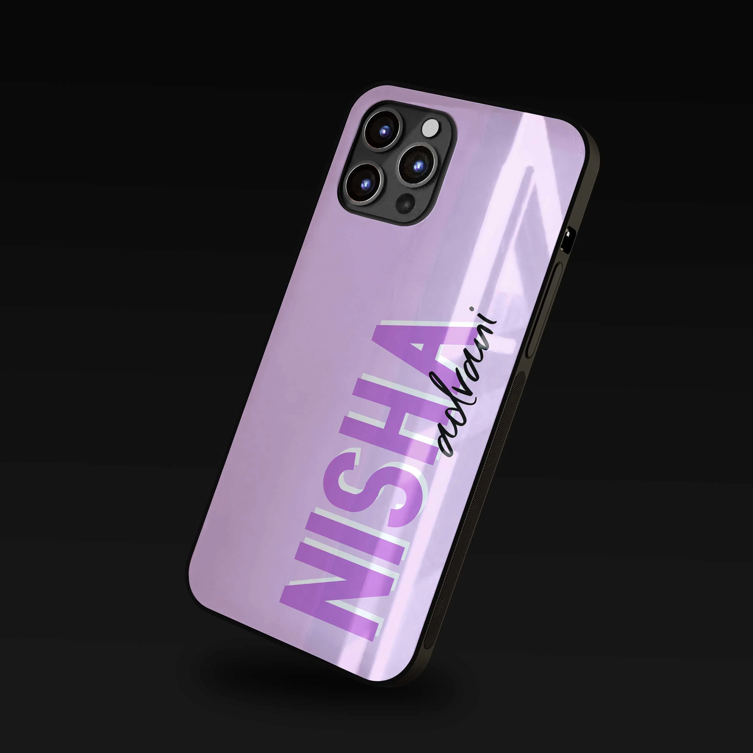 Allura Script Name Glass Case - Image 5