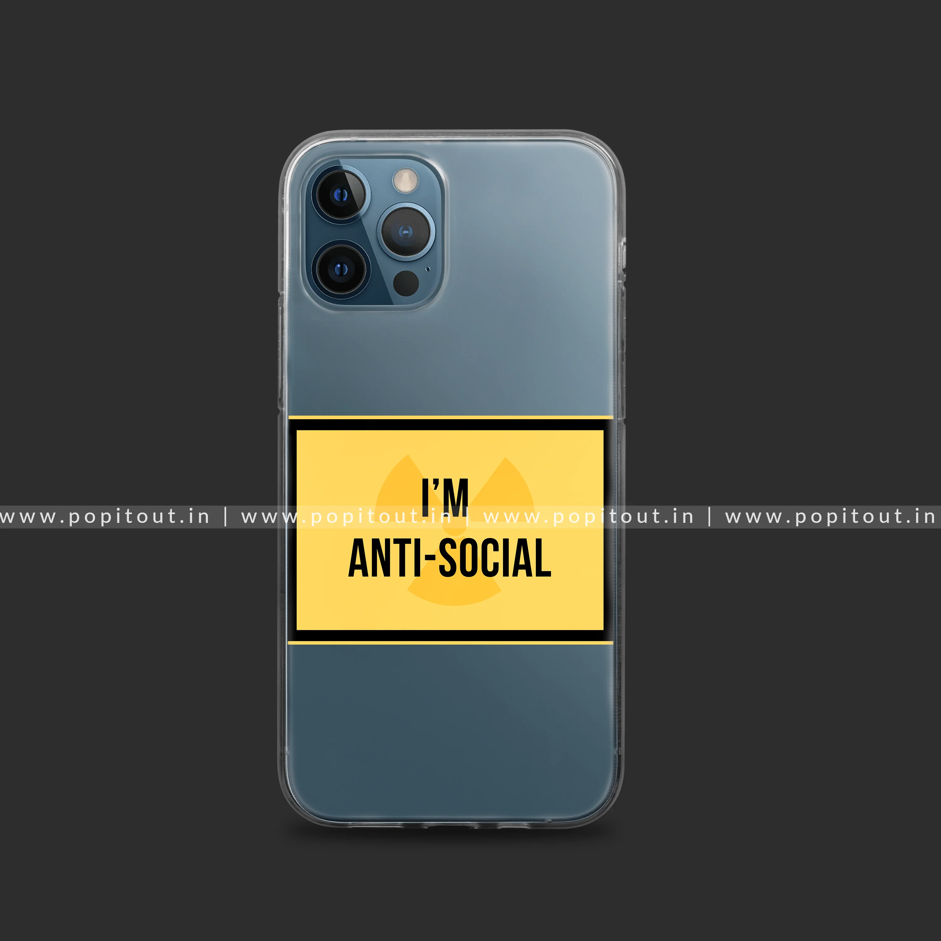 Anti Social Silicon Clear Case - Image 3