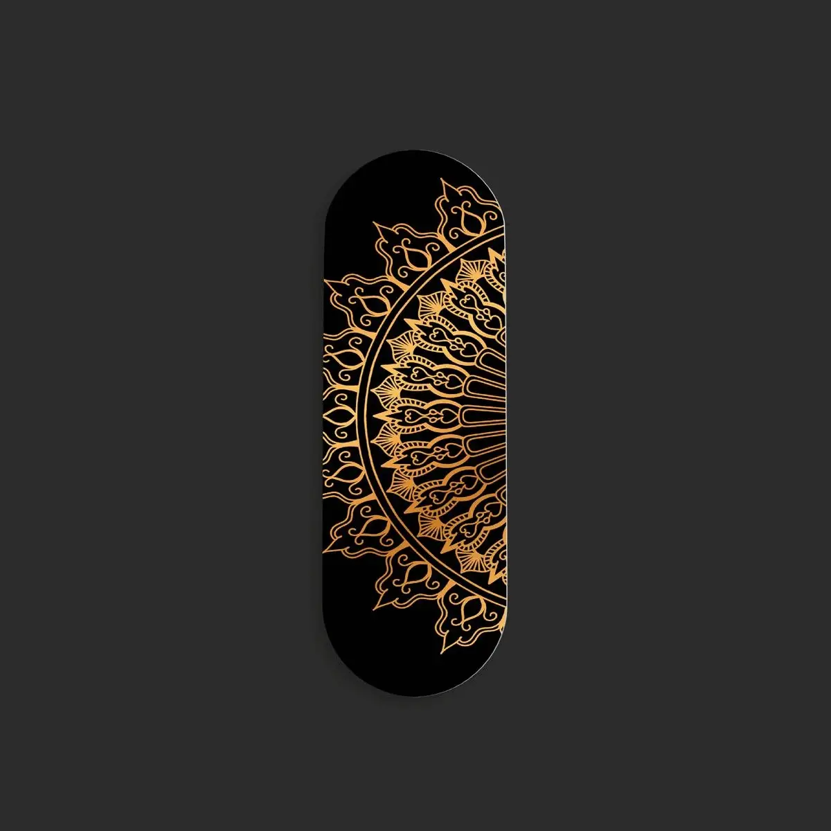 Black and Gold Mandala Gripper
