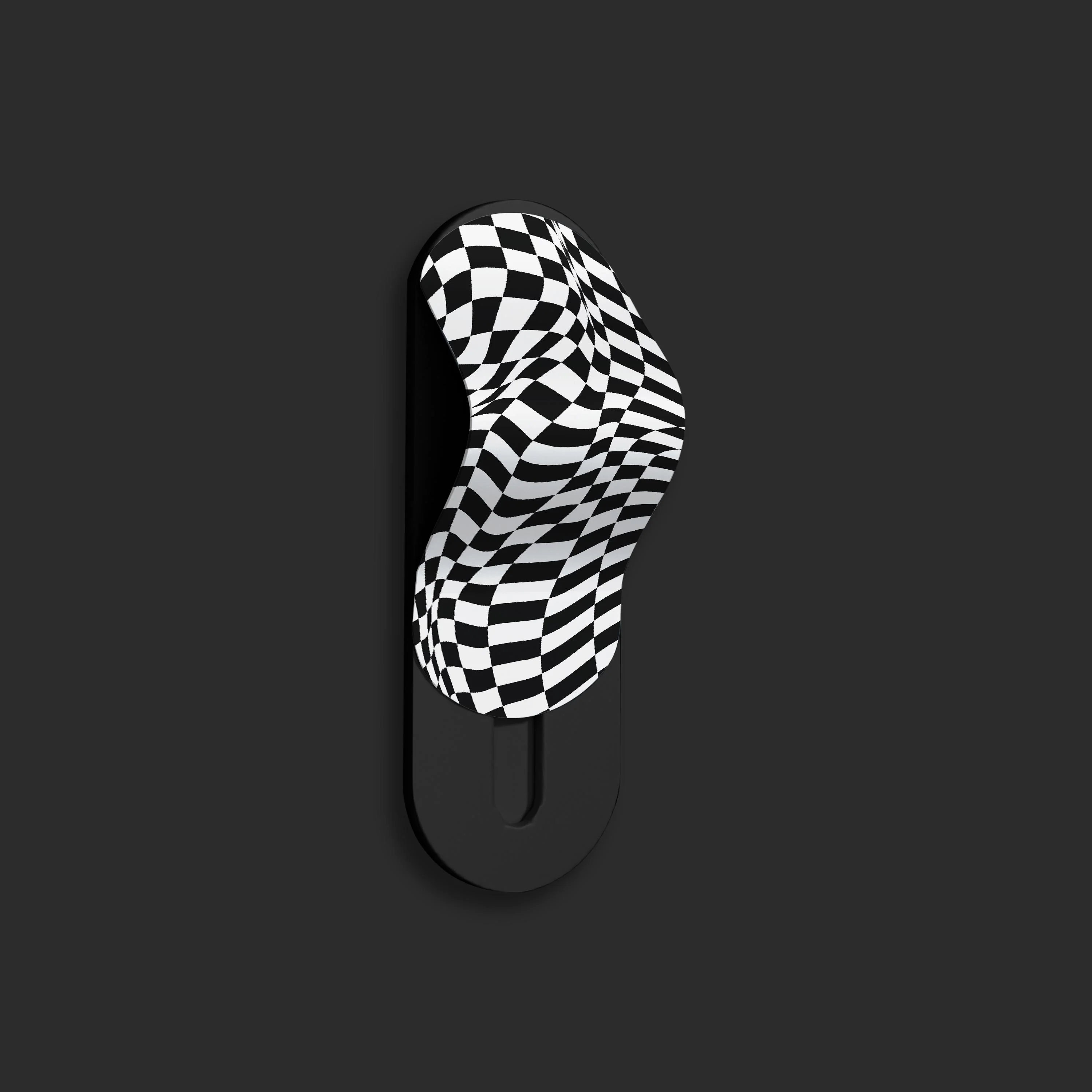 Black And White Checkered Gripper - Image 2
