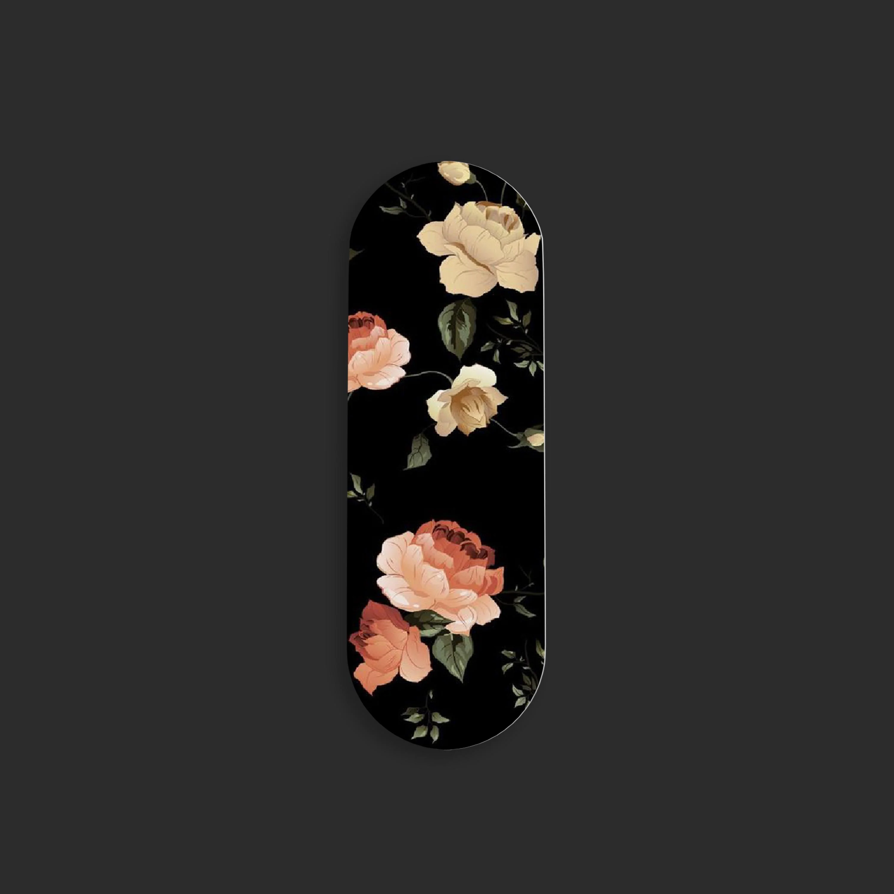 Black Floral Gripper - Image 2