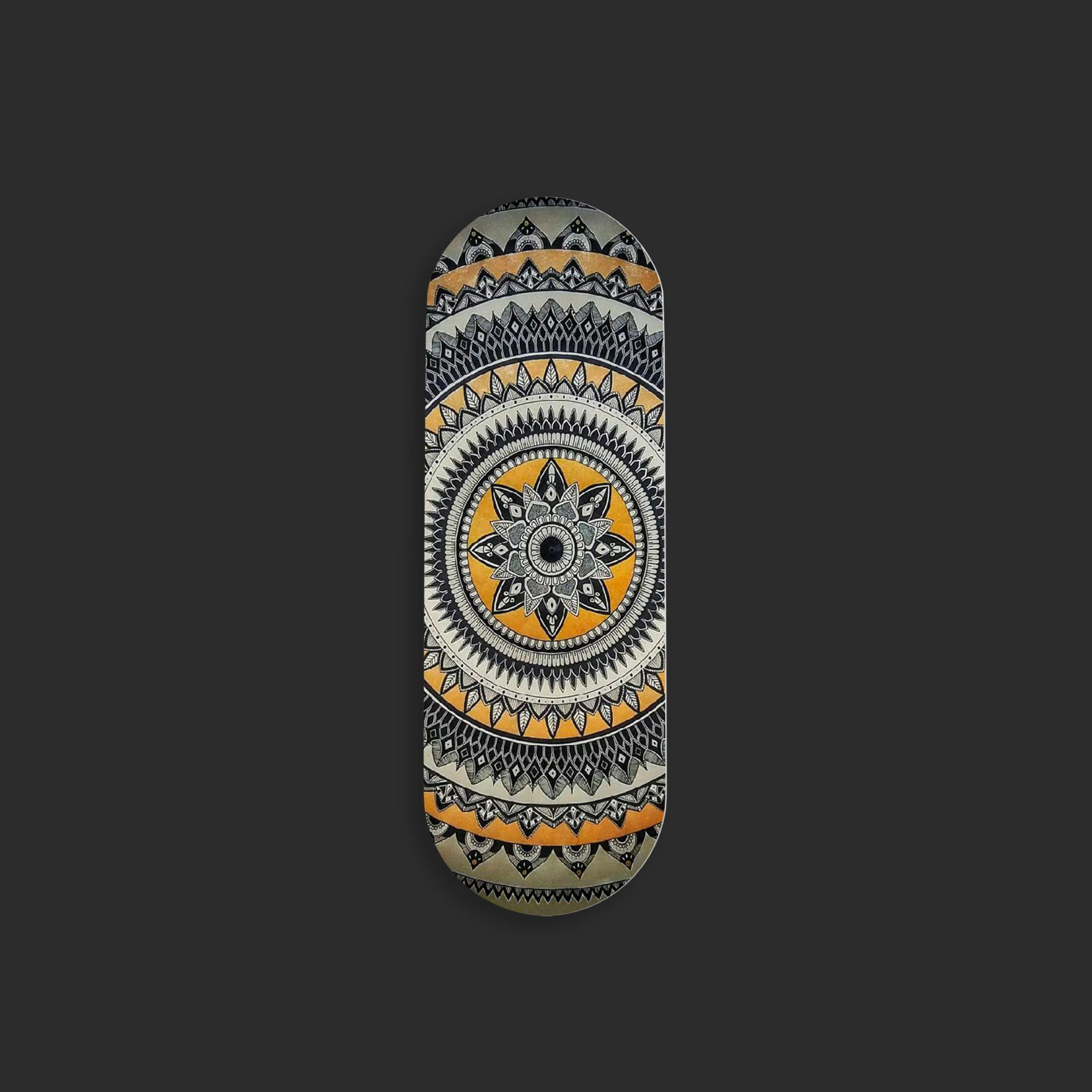 Black Mandala Matte Gripper - Image 2