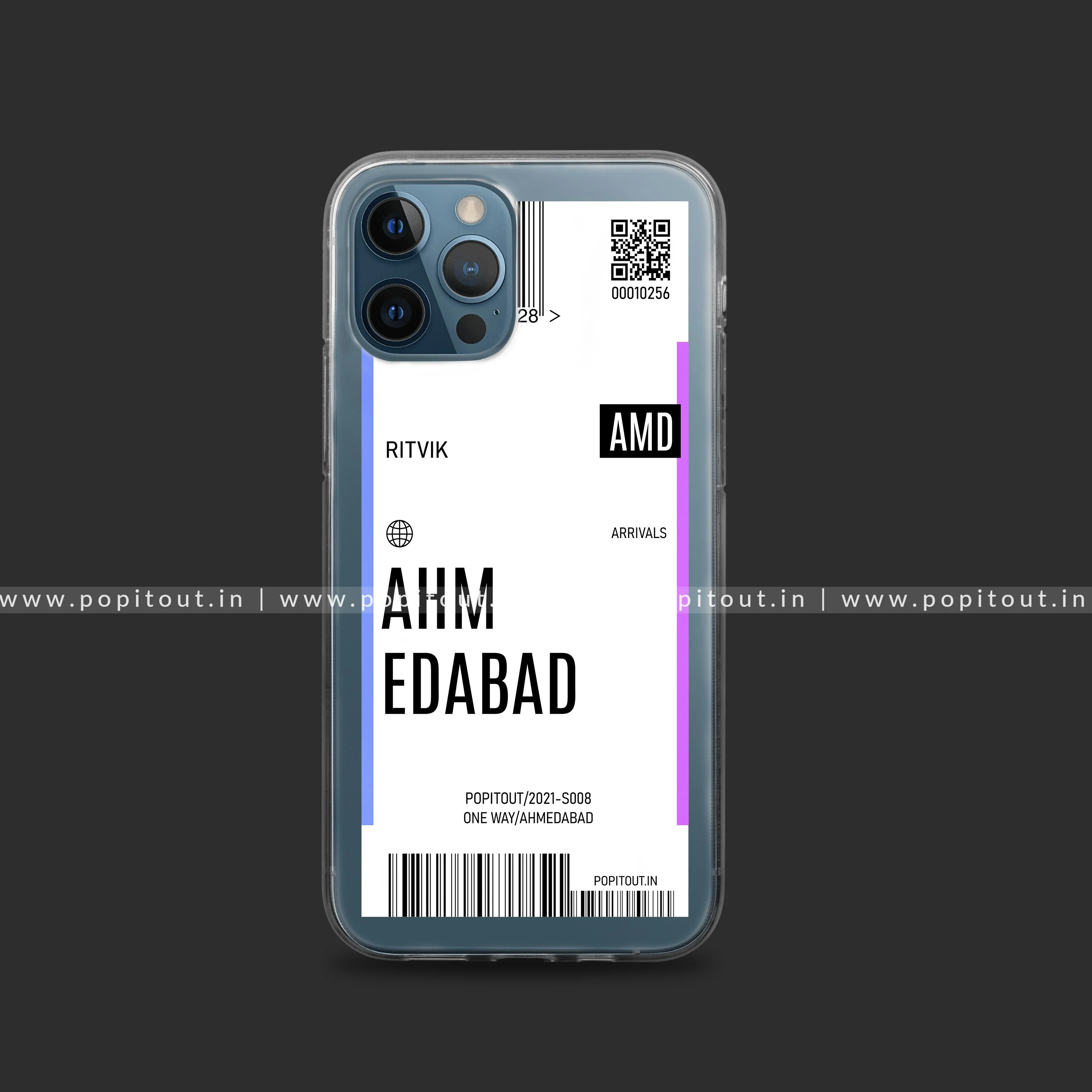 Boarding Pass Silicon Name Case - Image 11