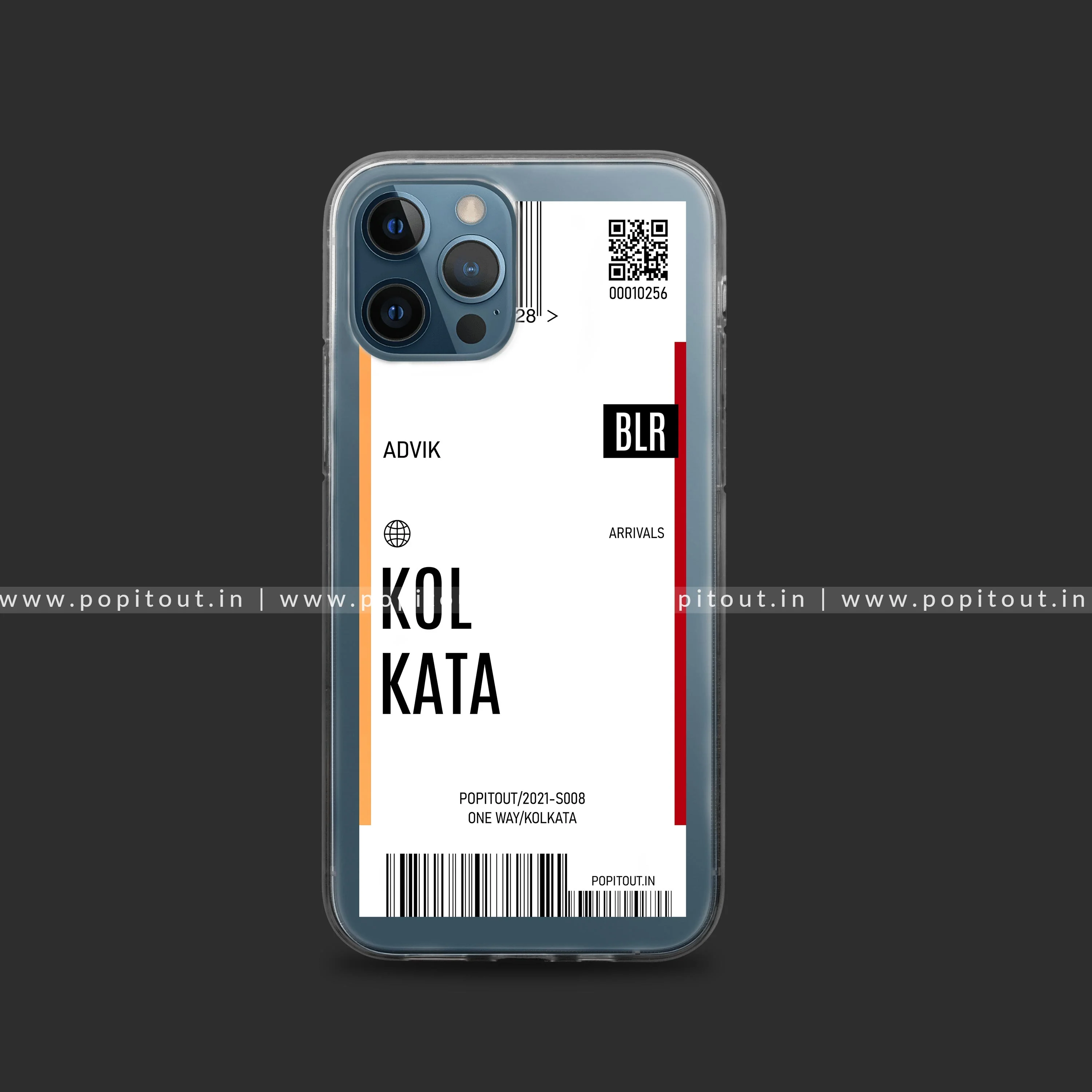 Boarding Pass Silicon Name Case - Image 12