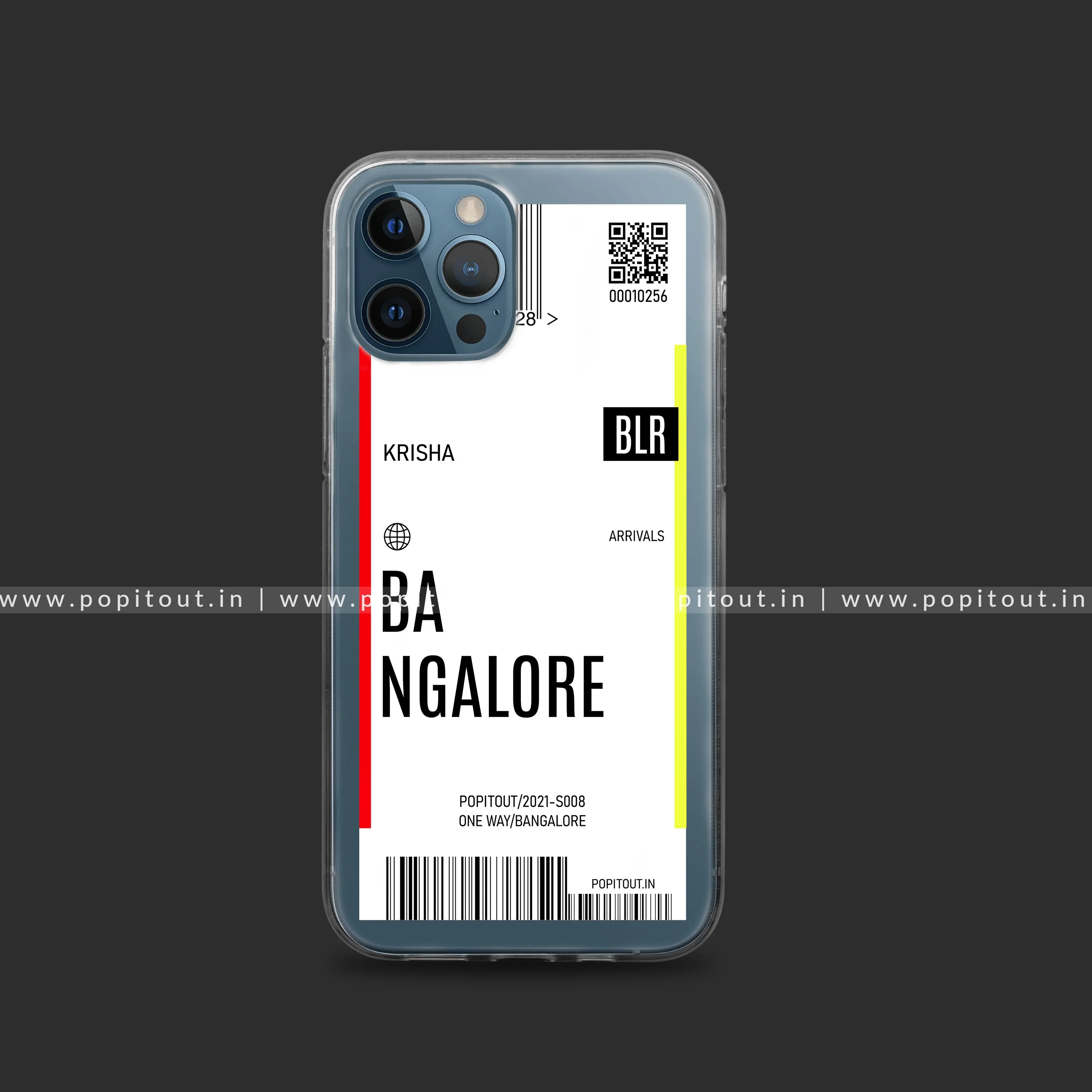 Boarding Pass Silicon Name Case - Image 4