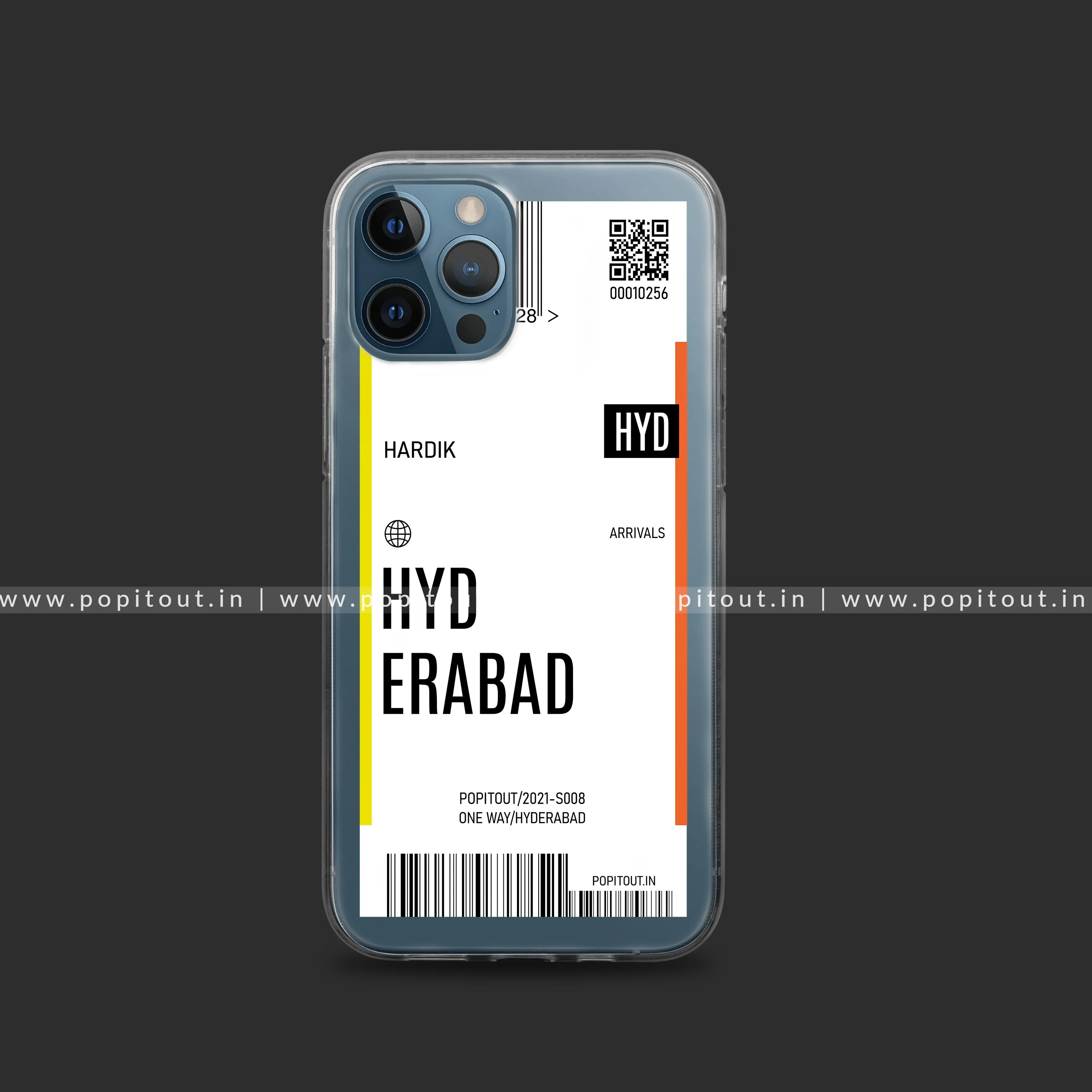 Boarding Pass Silicon Name Case - Image 5