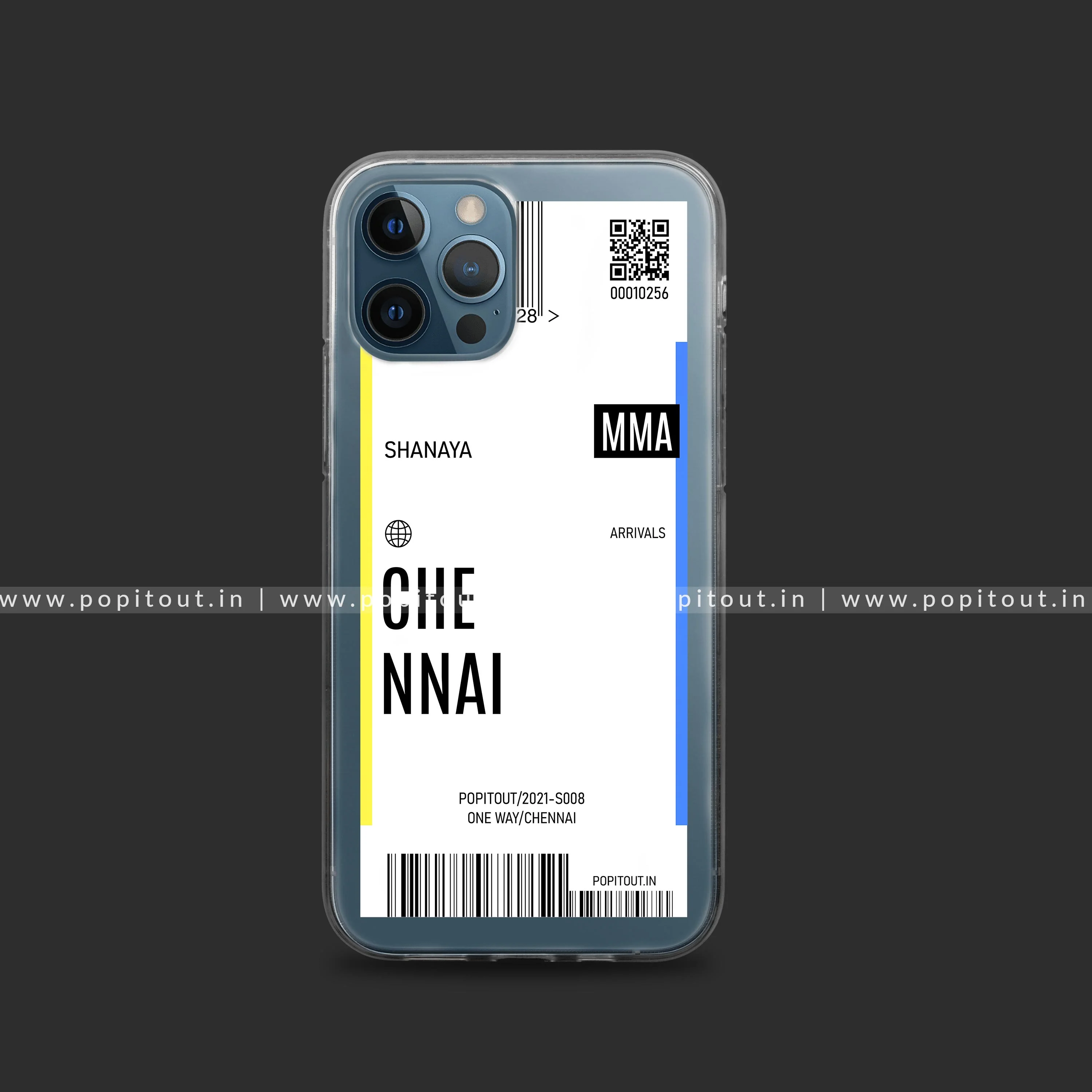 Boarding Pass Silicon Name Case - Image 7