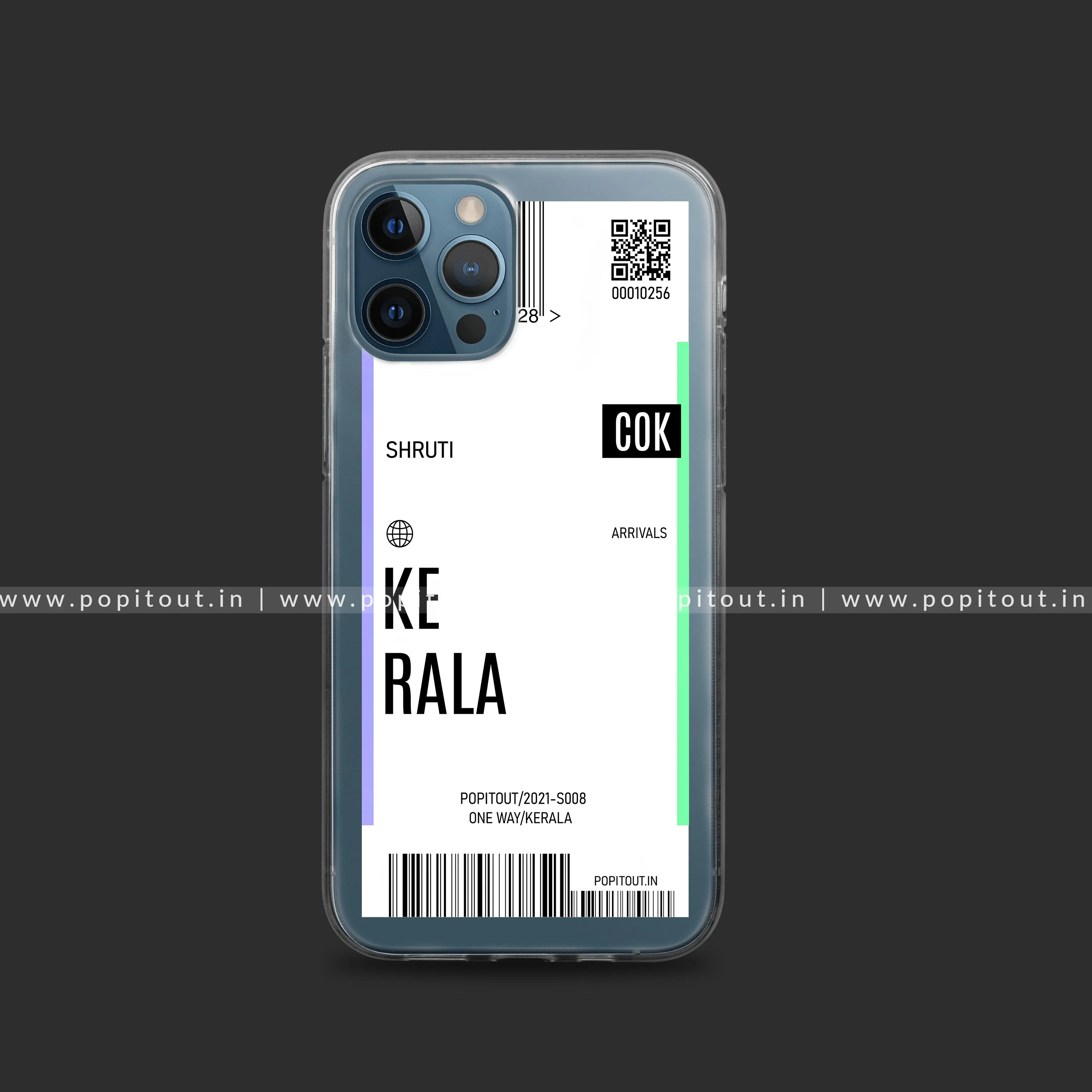 Boarding Pass Silicon Name Case - Image 8