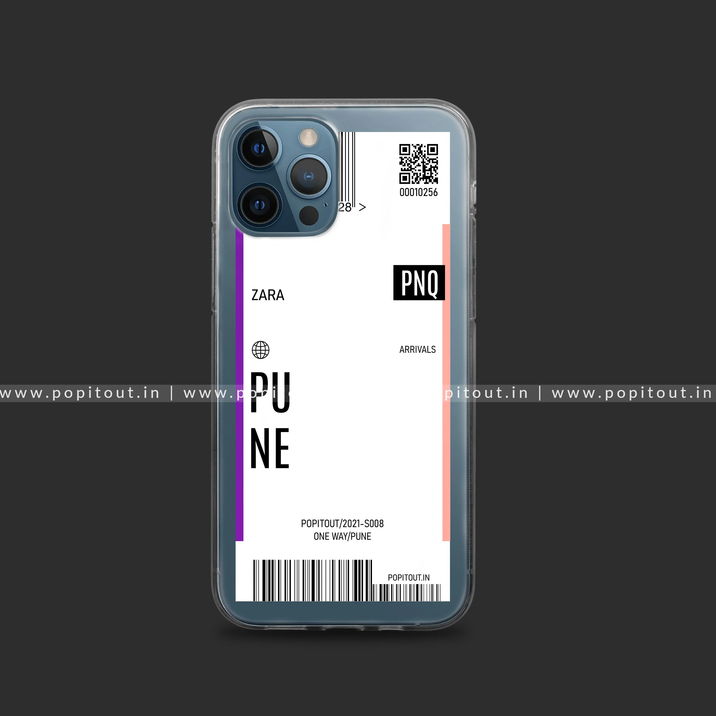 Boarding Pass Silicon Name Case - Image 9