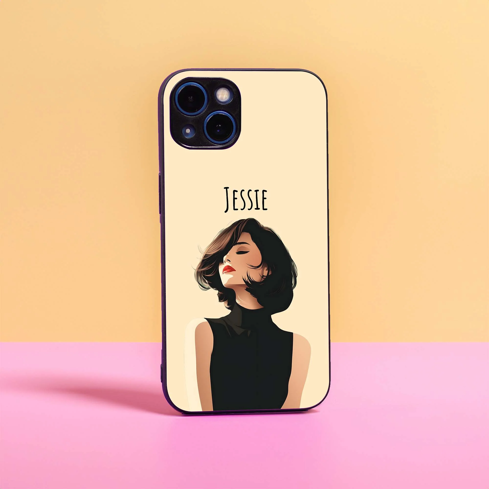 Boss Girl Name Glass Case