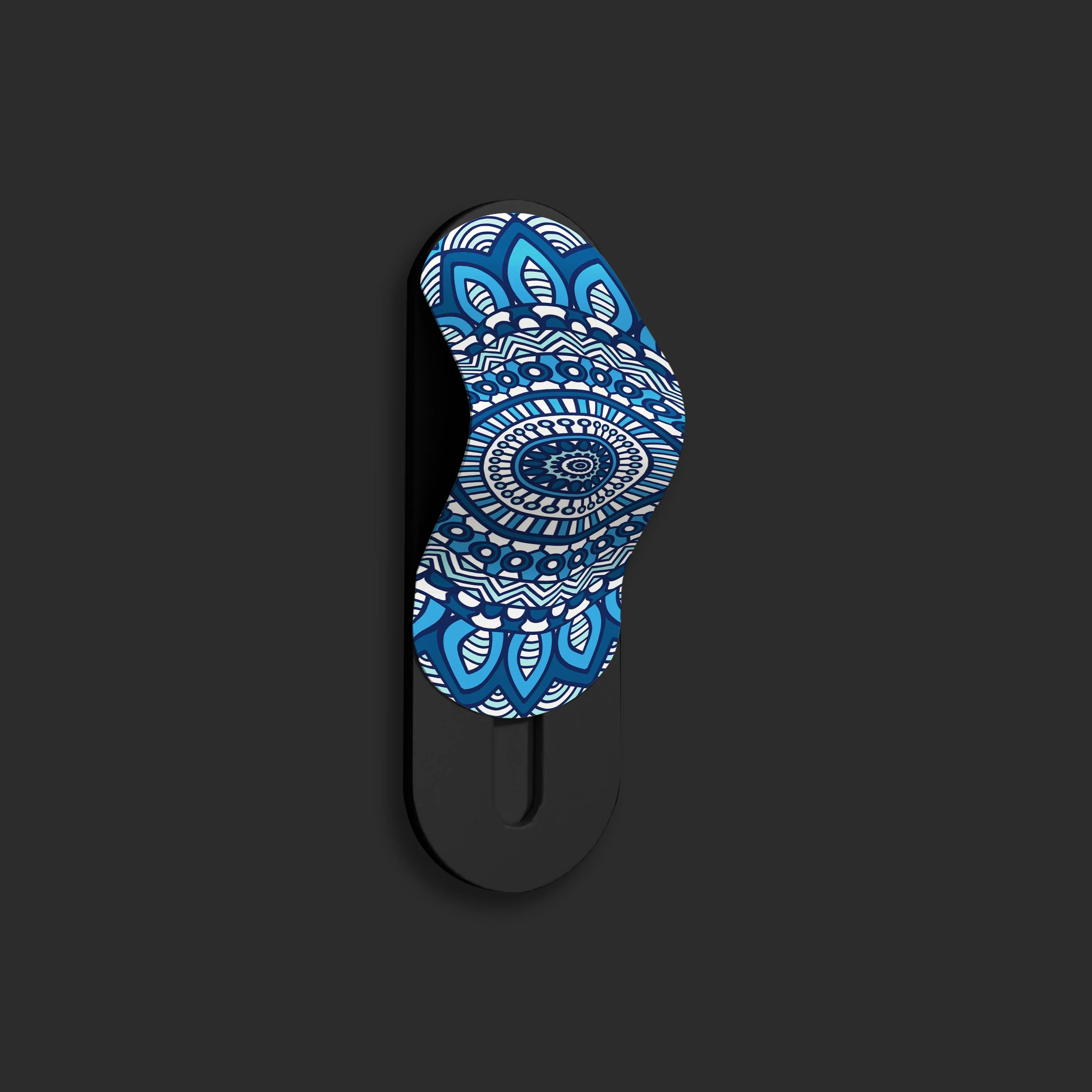 Bright Blue Mandala Gripper