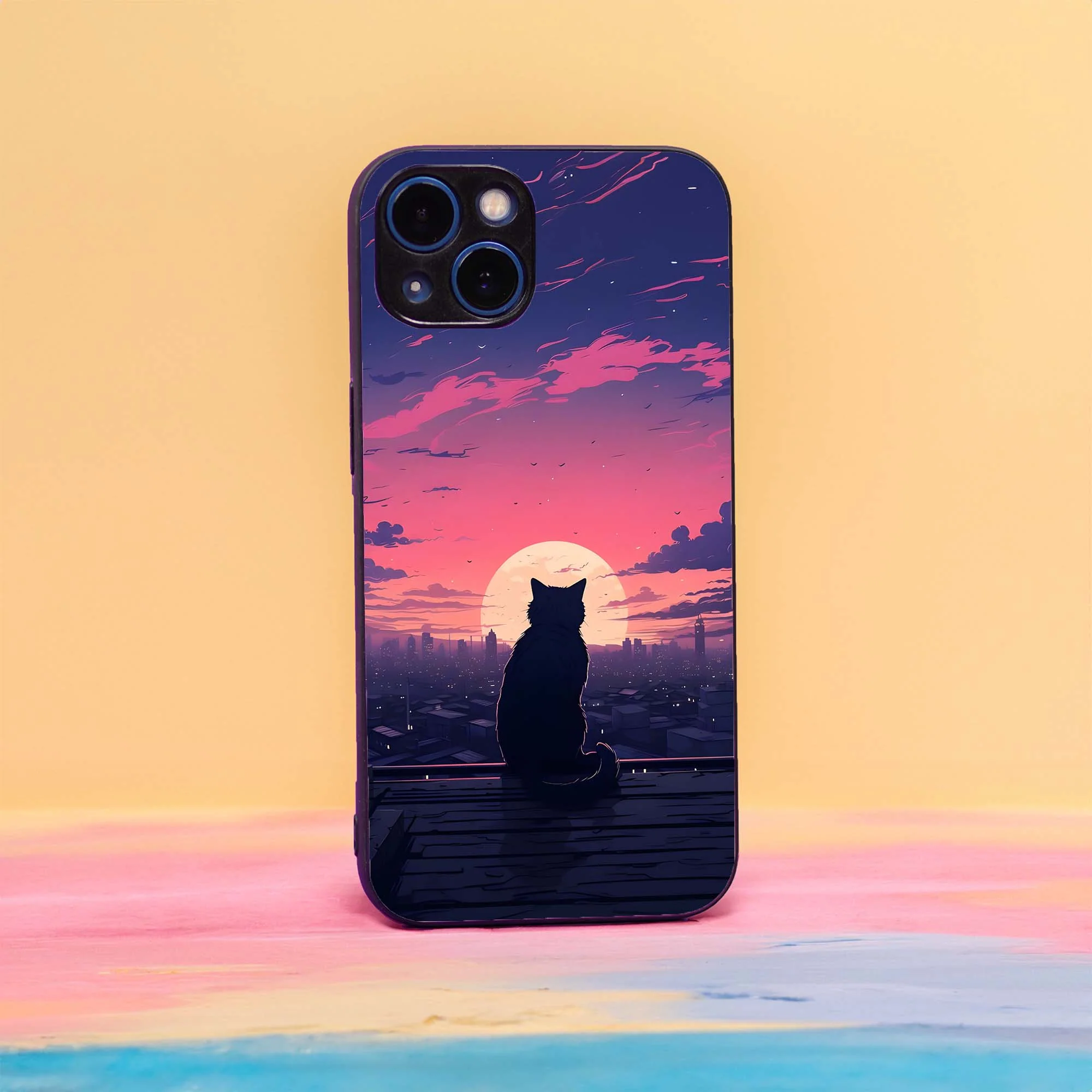 Cat Sillhoutte Case