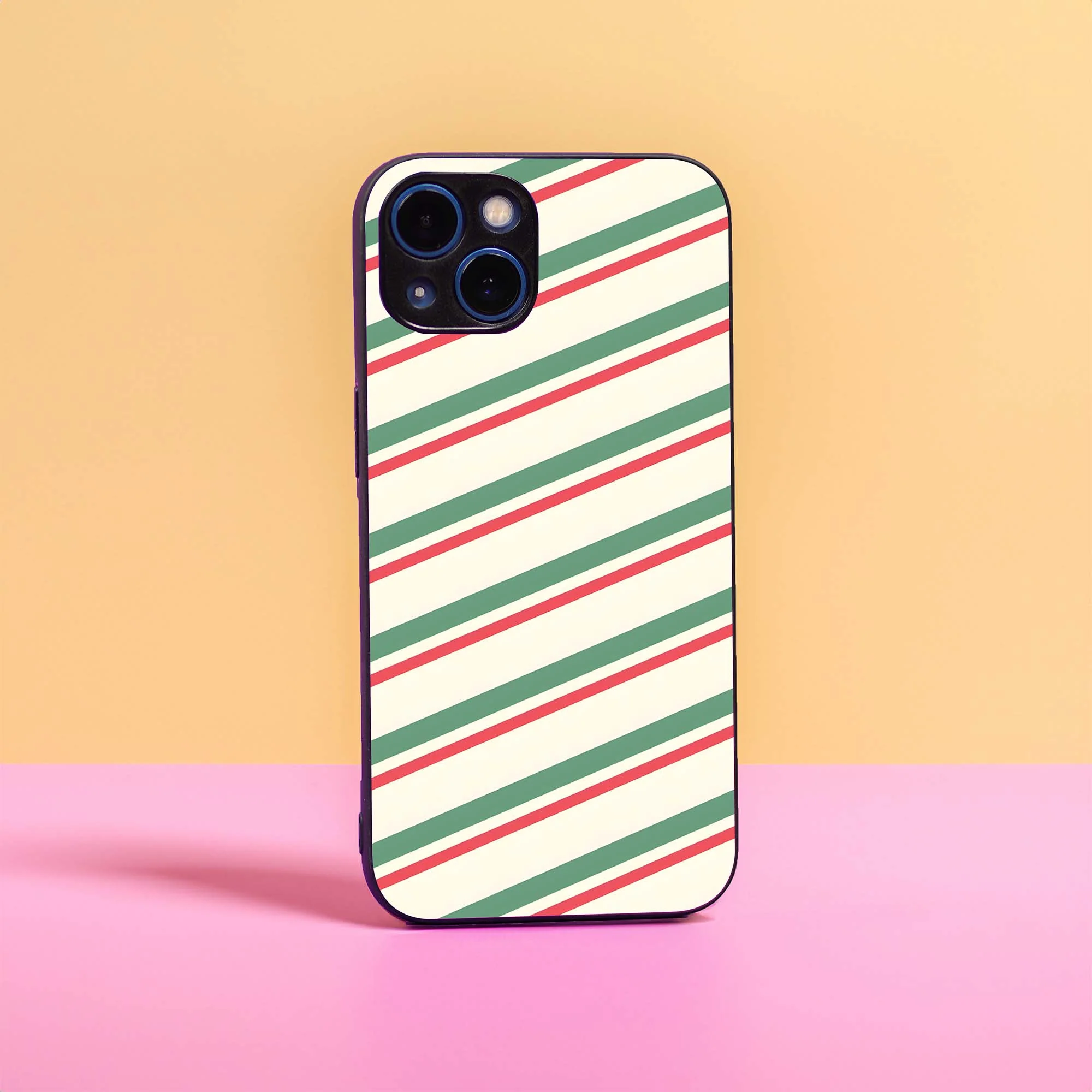 Christmas Pattern Glass Case