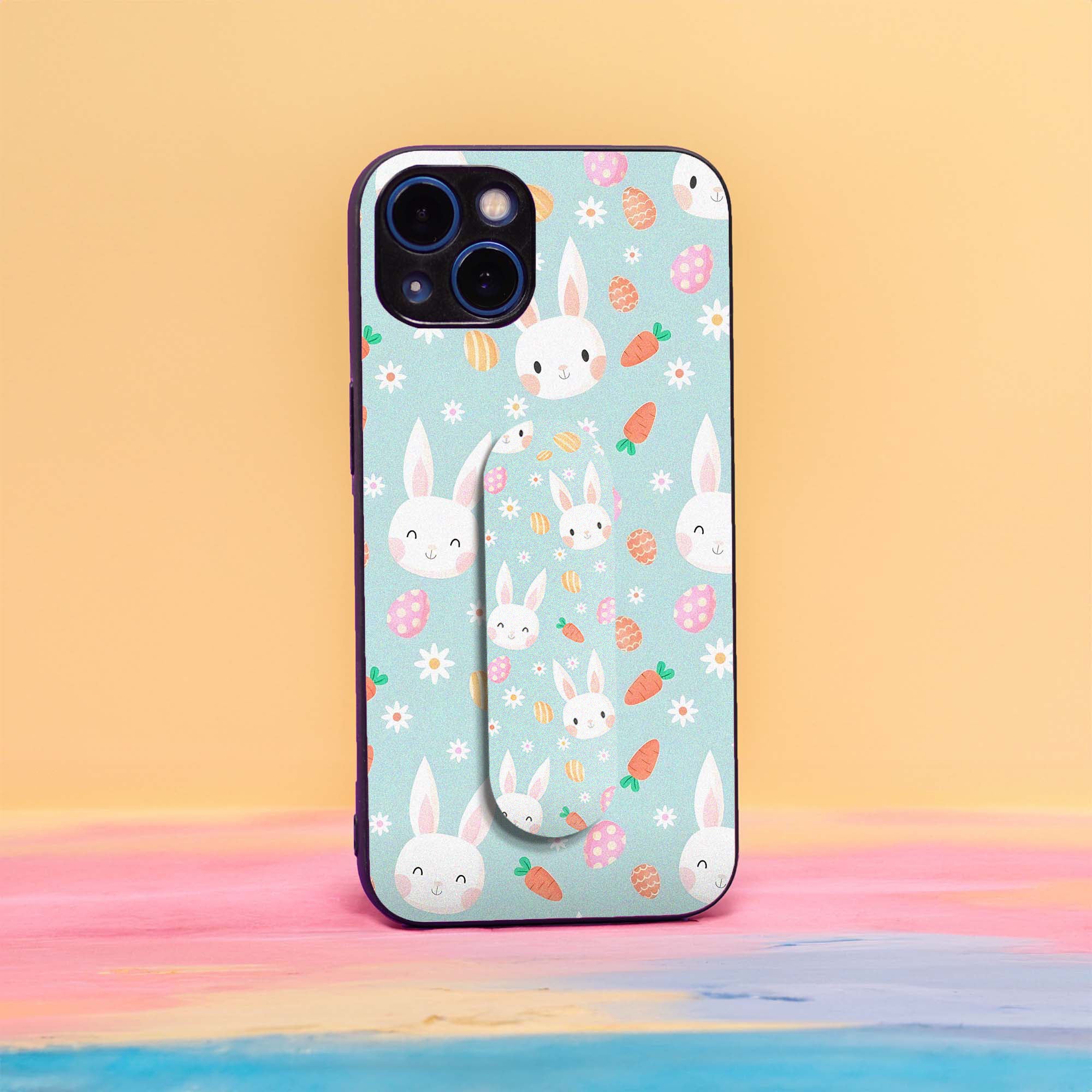 Colorful Rabbit Pattern Gripper Combo Case