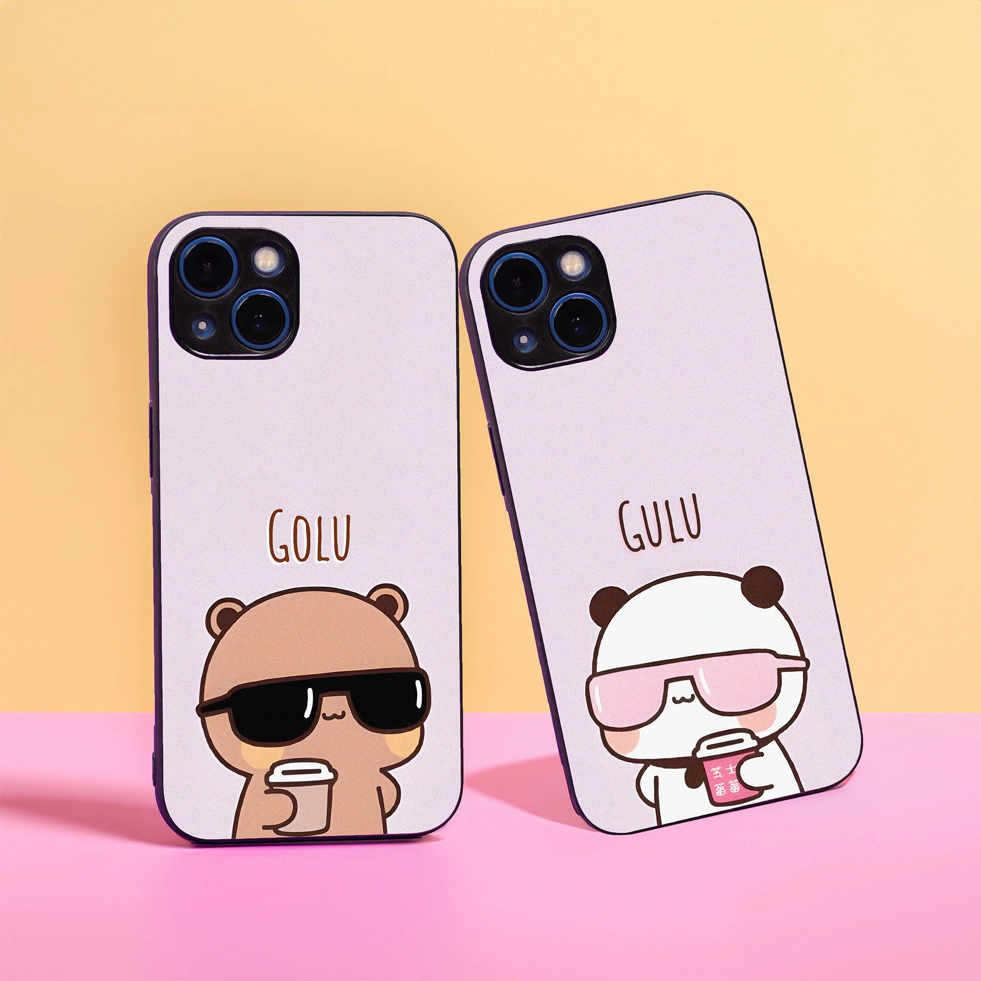 Cool Bears Couple Name Case