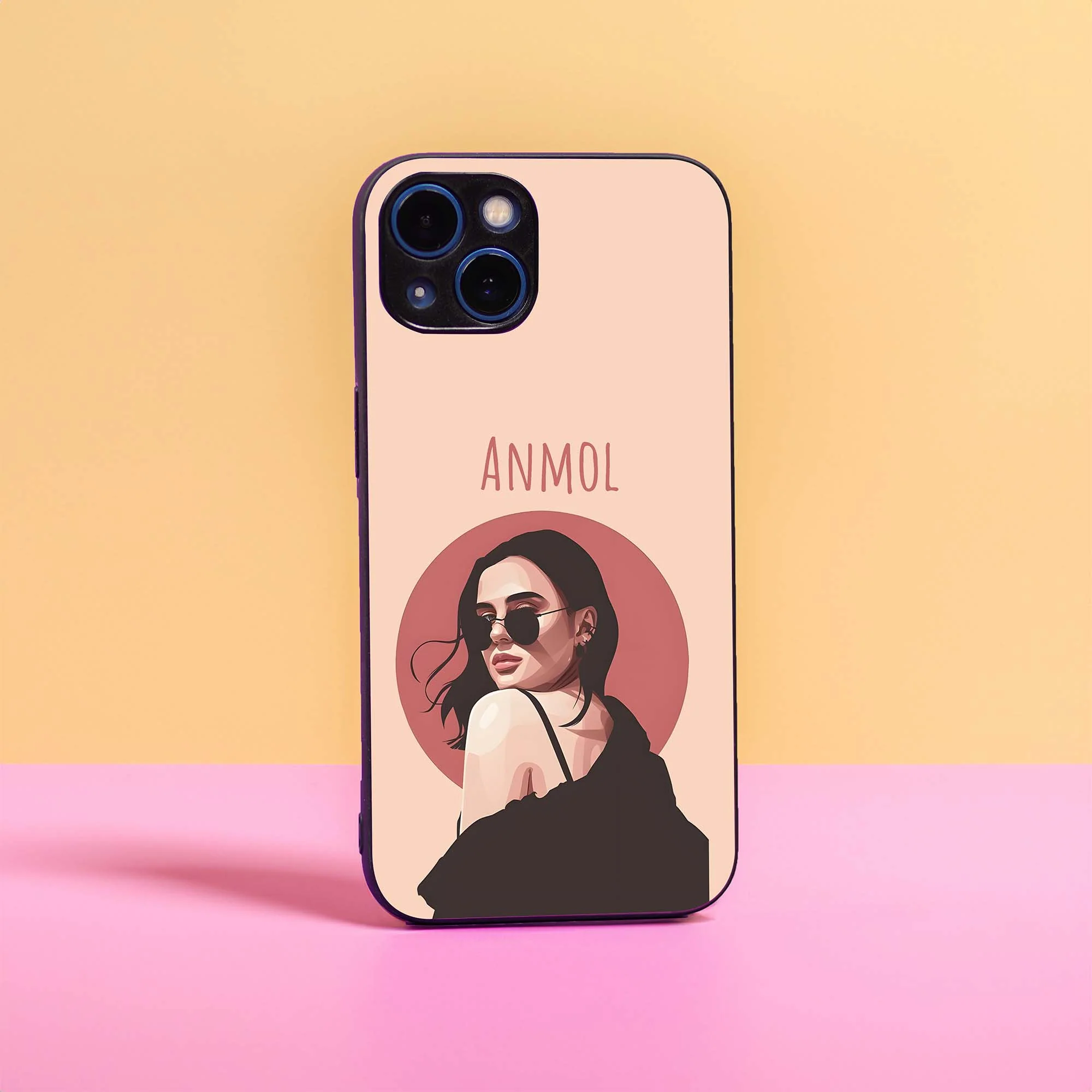 Cool Girl Name Glass Case