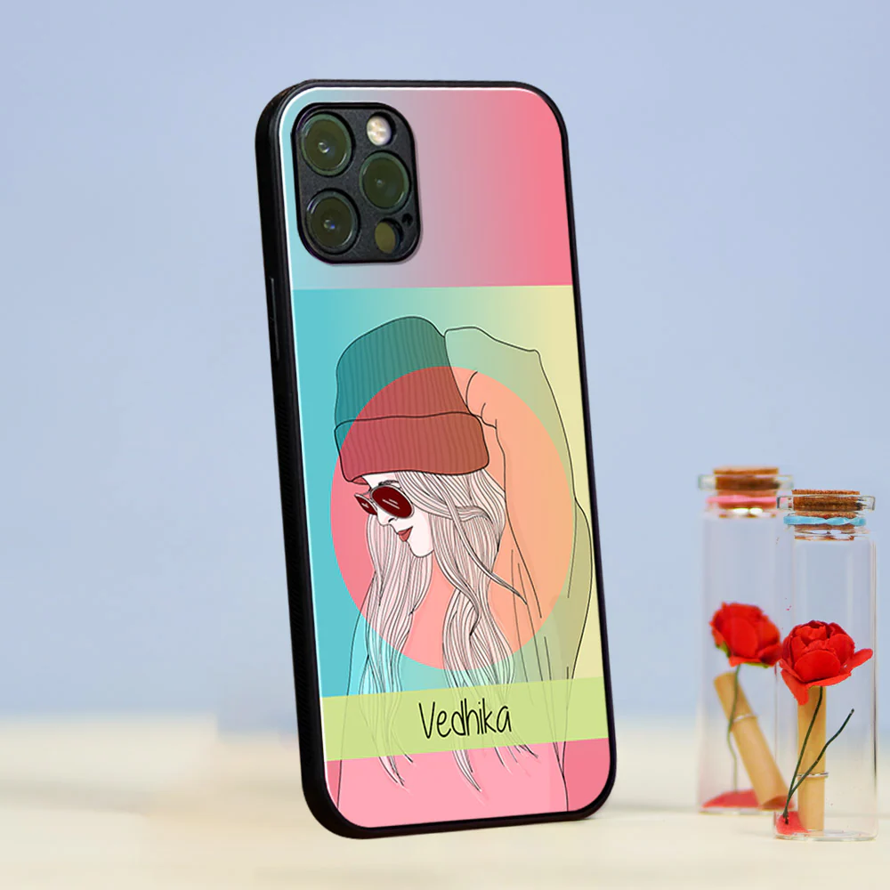 Cool Girl Name Glass Case