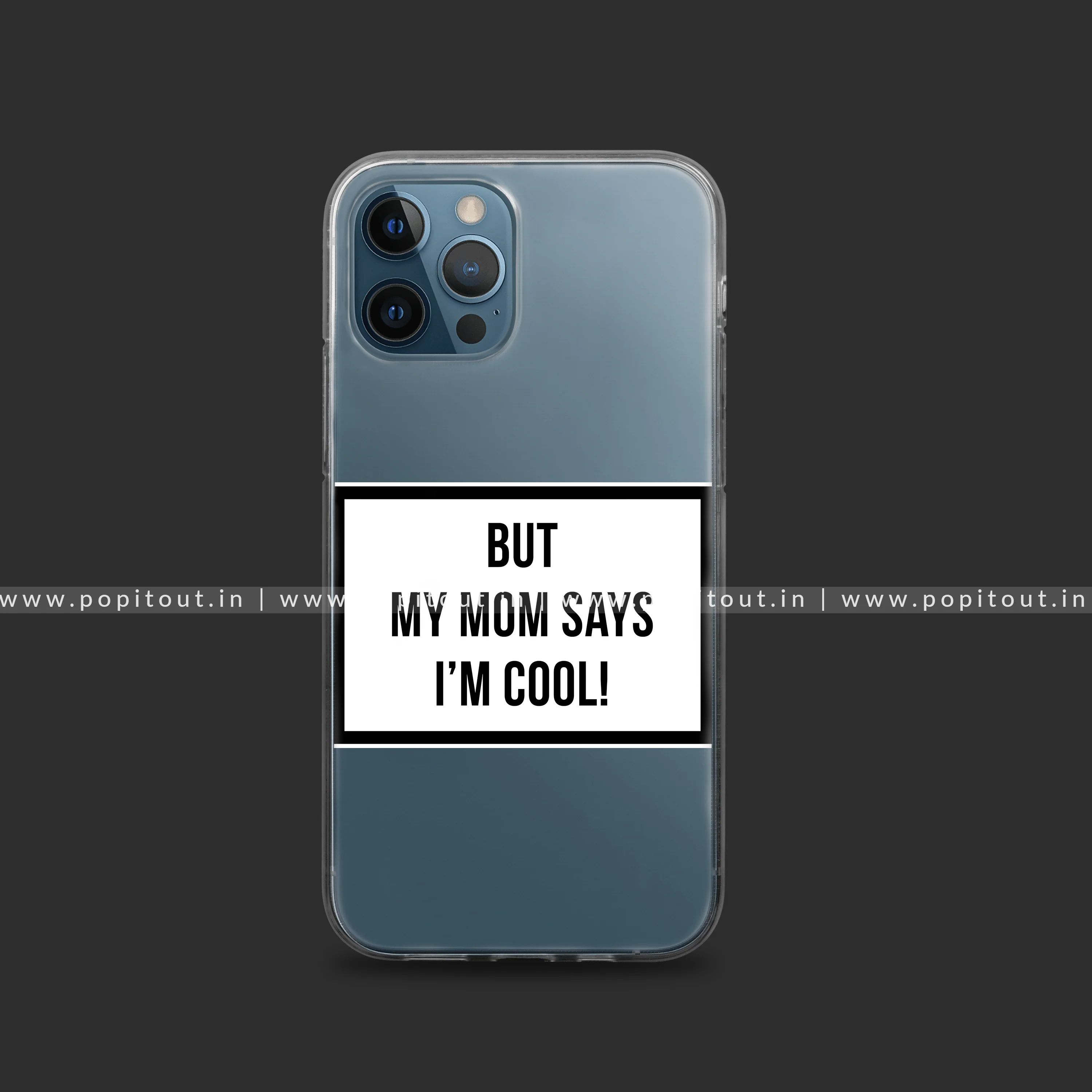 Cool Slogan Silicon Clear Case - Image 2
