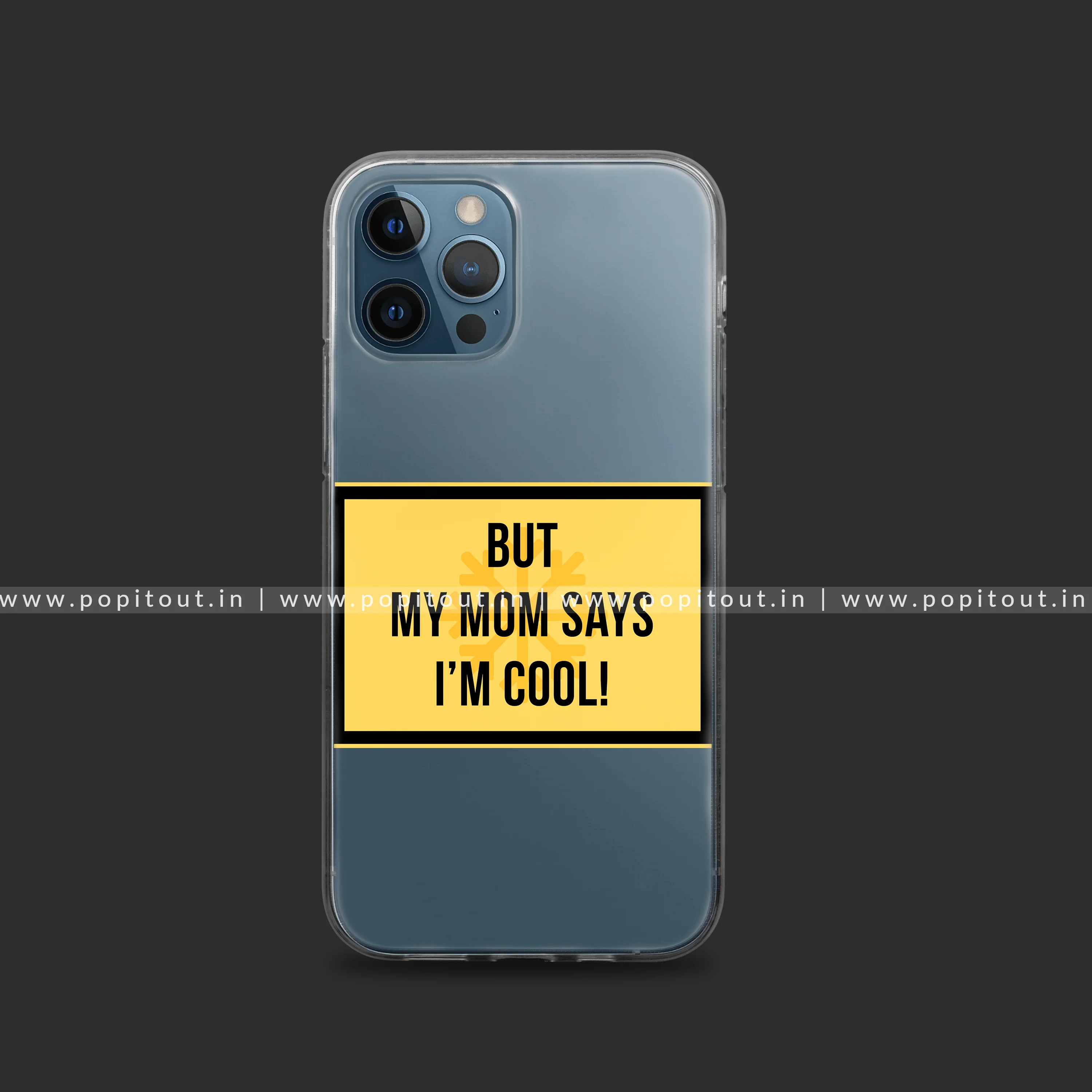 Cool Slogan Silicon Clear Case - Image 3