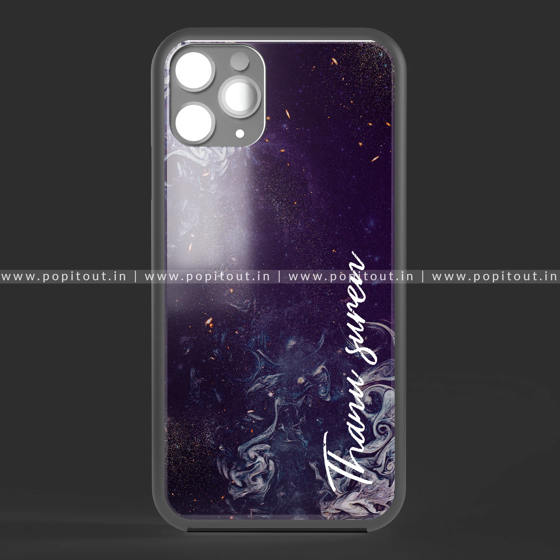 Dark Slate Purple Liquid Glass Case