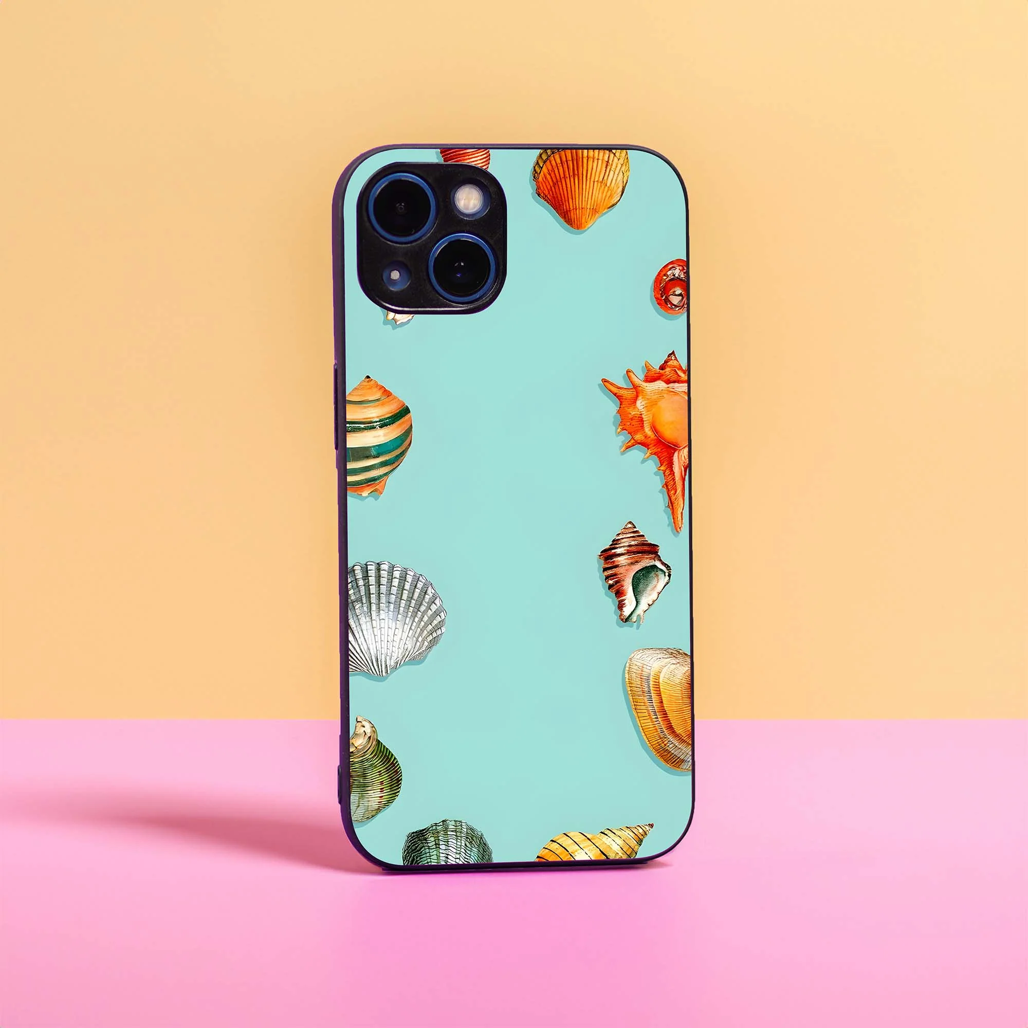 Coral Summer Glass Case