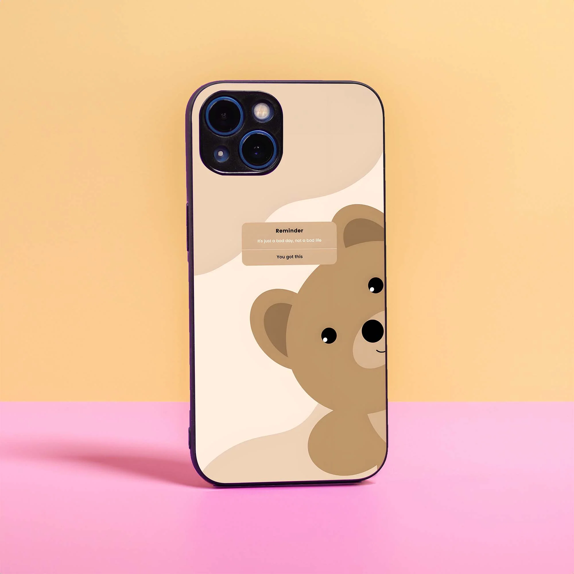 Cute Reminder Glass Case
