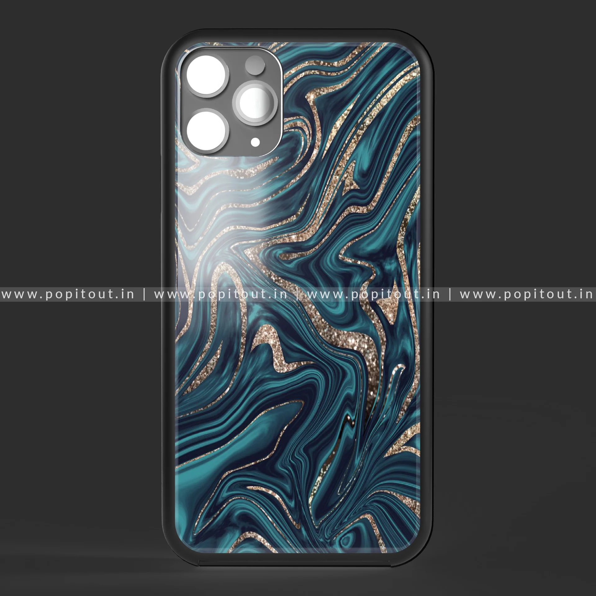Dark Cyan Glass case
