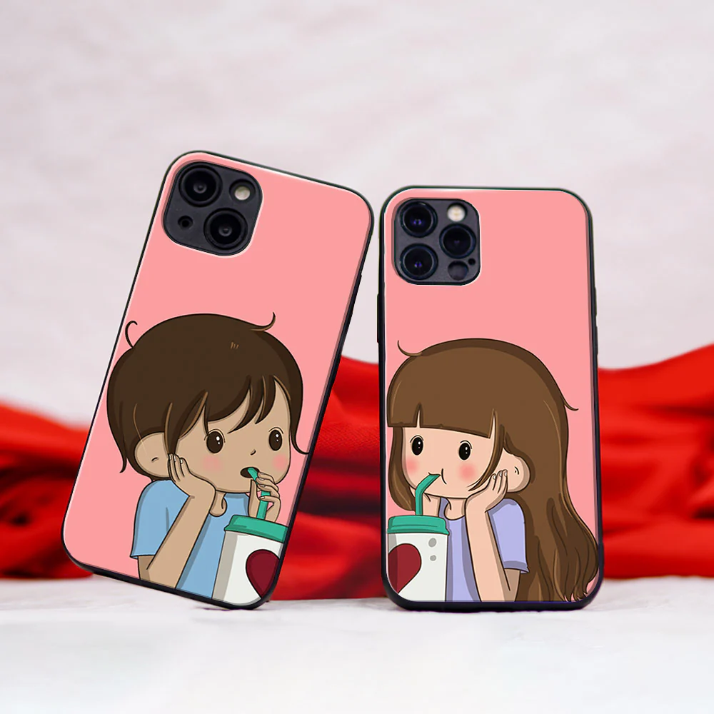 Date Night Couple Glass Case