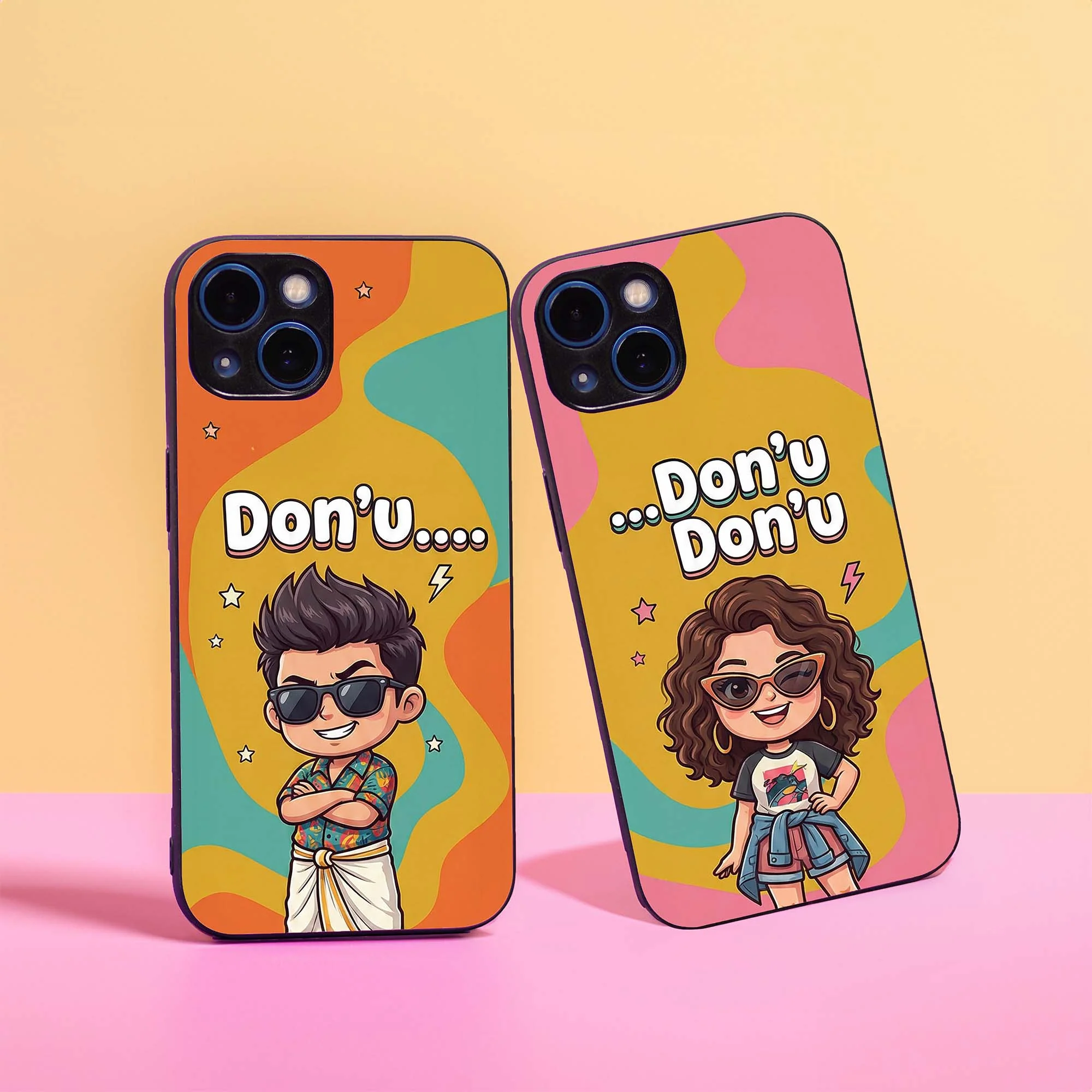 Don'u Don'u Don'u Couple Glass Case