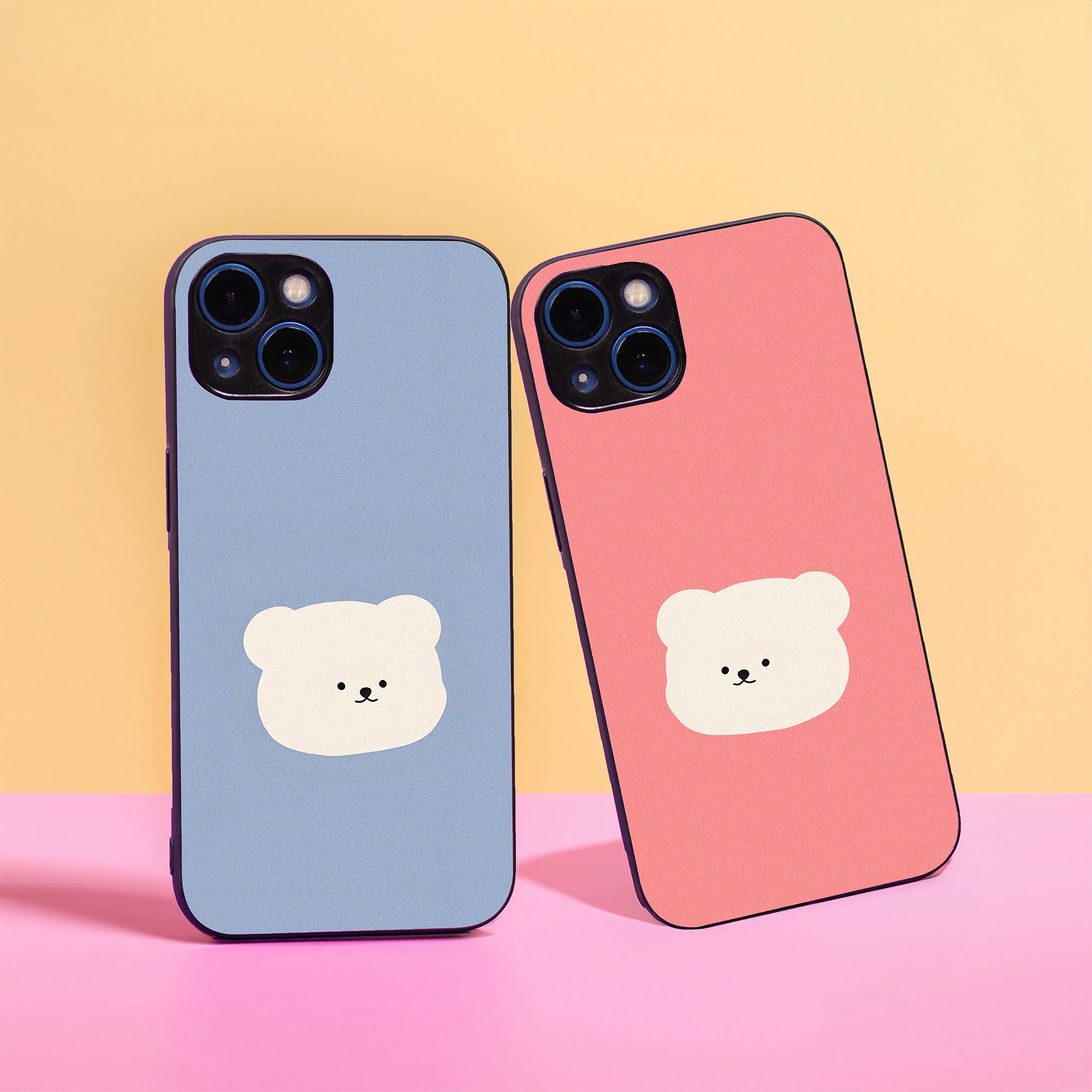 Dual Tone Panda Couple Case