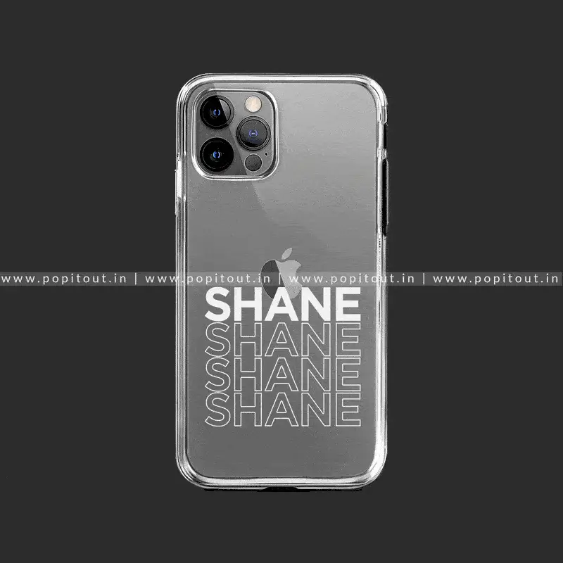 Echo Silicon Clear Name Case