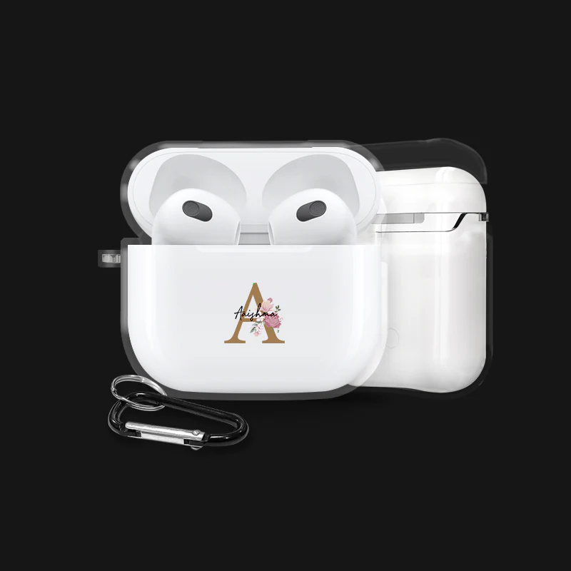 Elegant Initial airpods case - Image 4