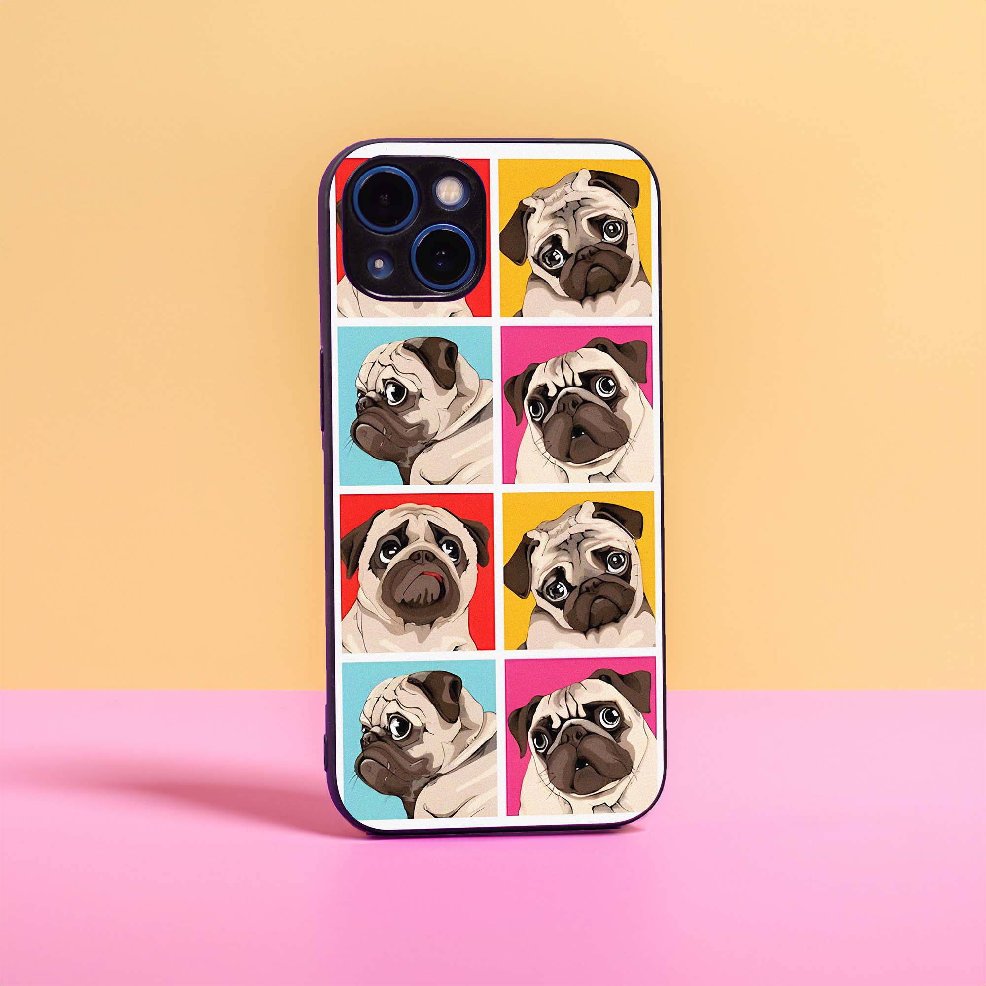Emotions of Pug! Sleek Hybrid Case