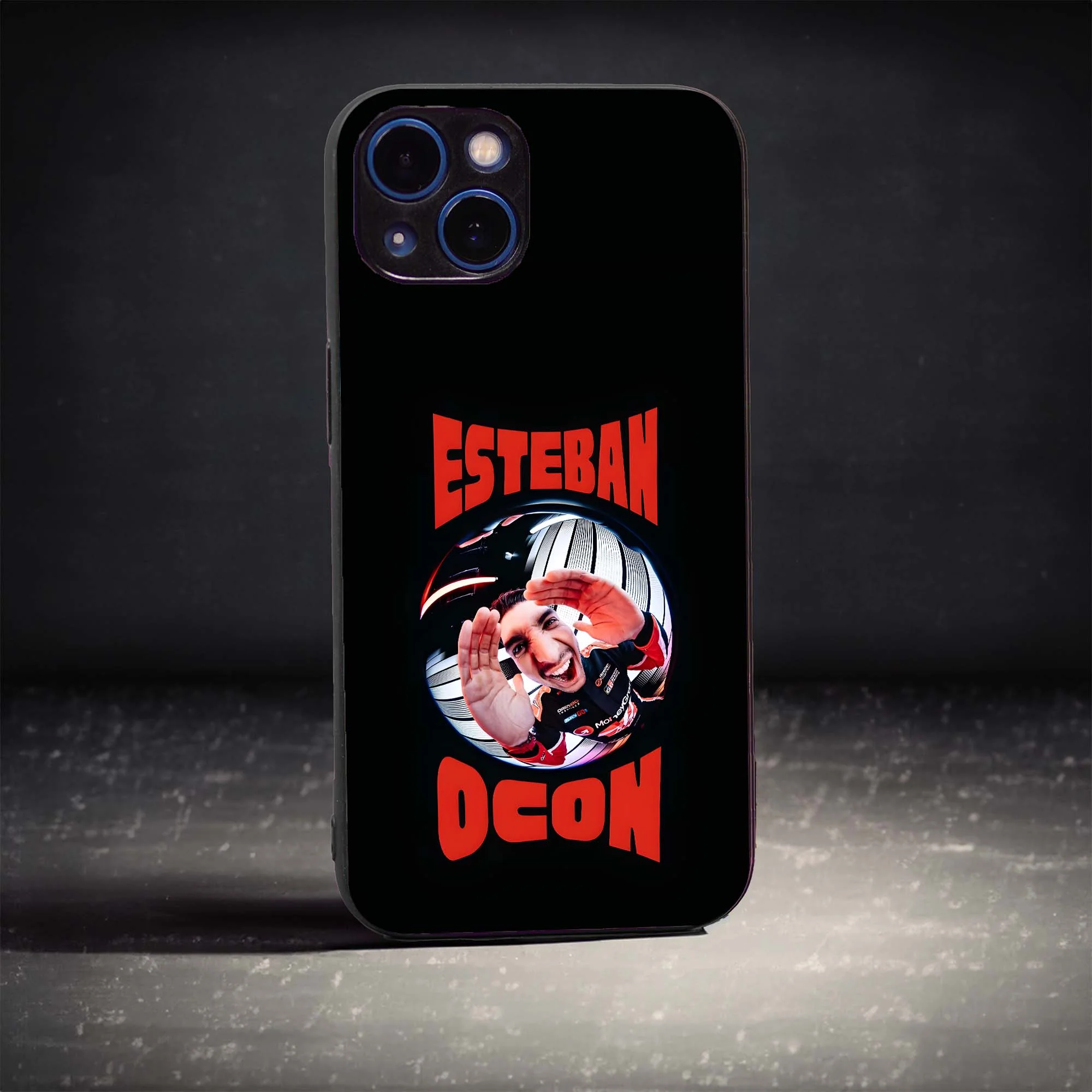 Esteban Ocon Glass Case