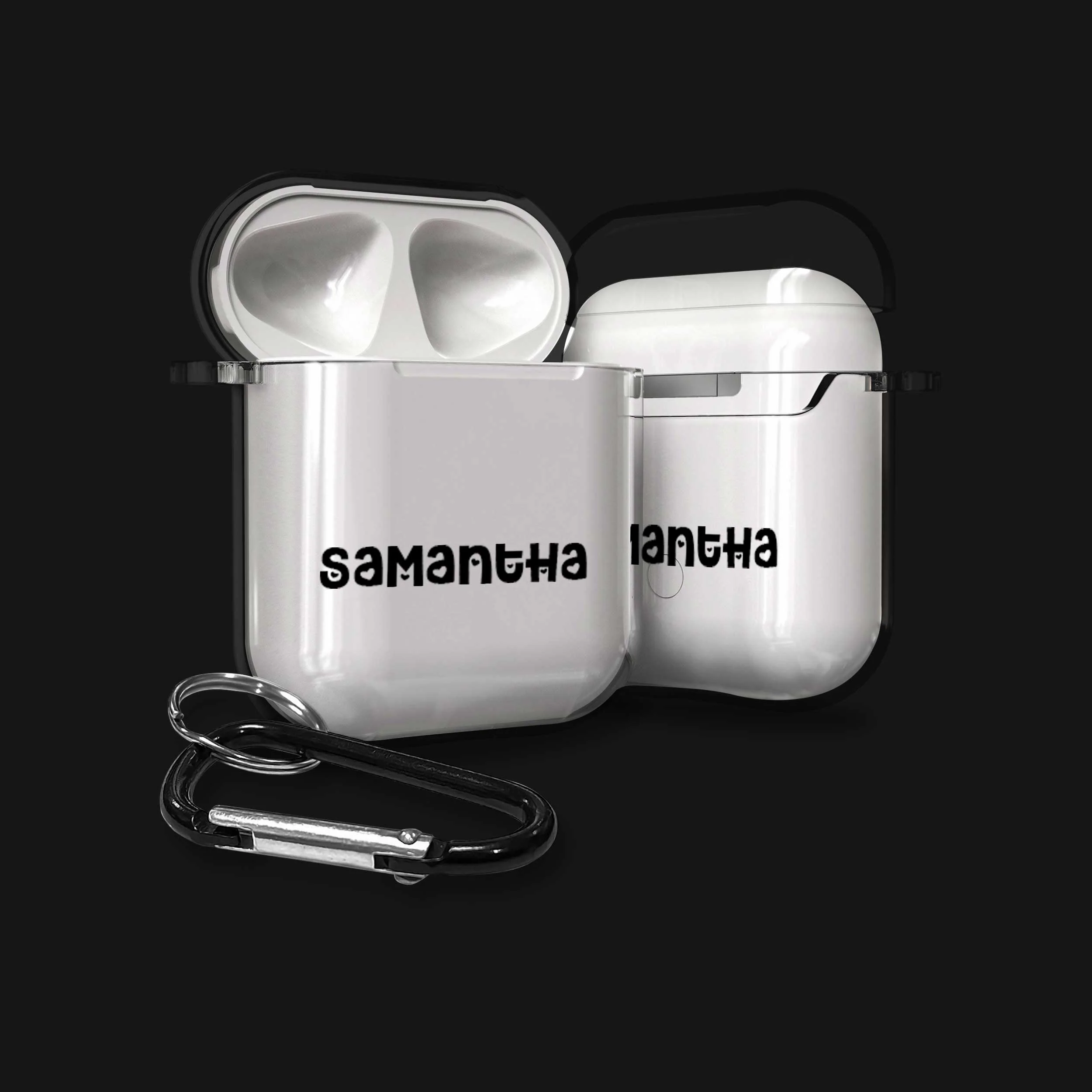 Friendly Hearts Airpods Name Case - Image 2