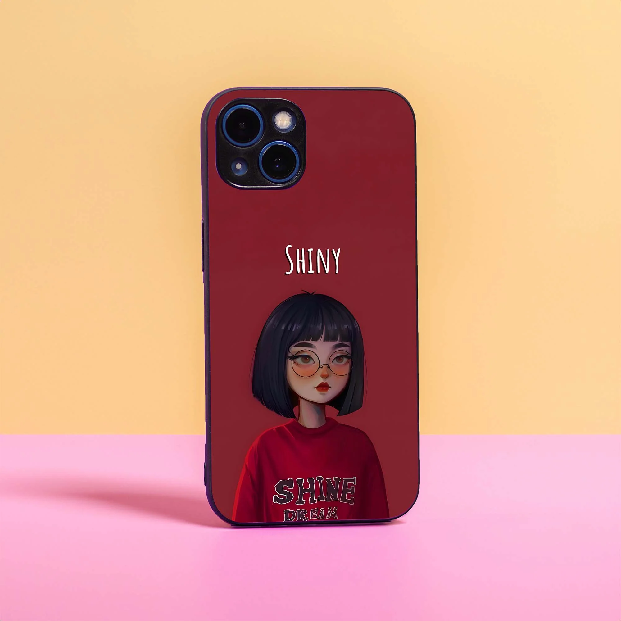 Goth Girl Name Glass Case
