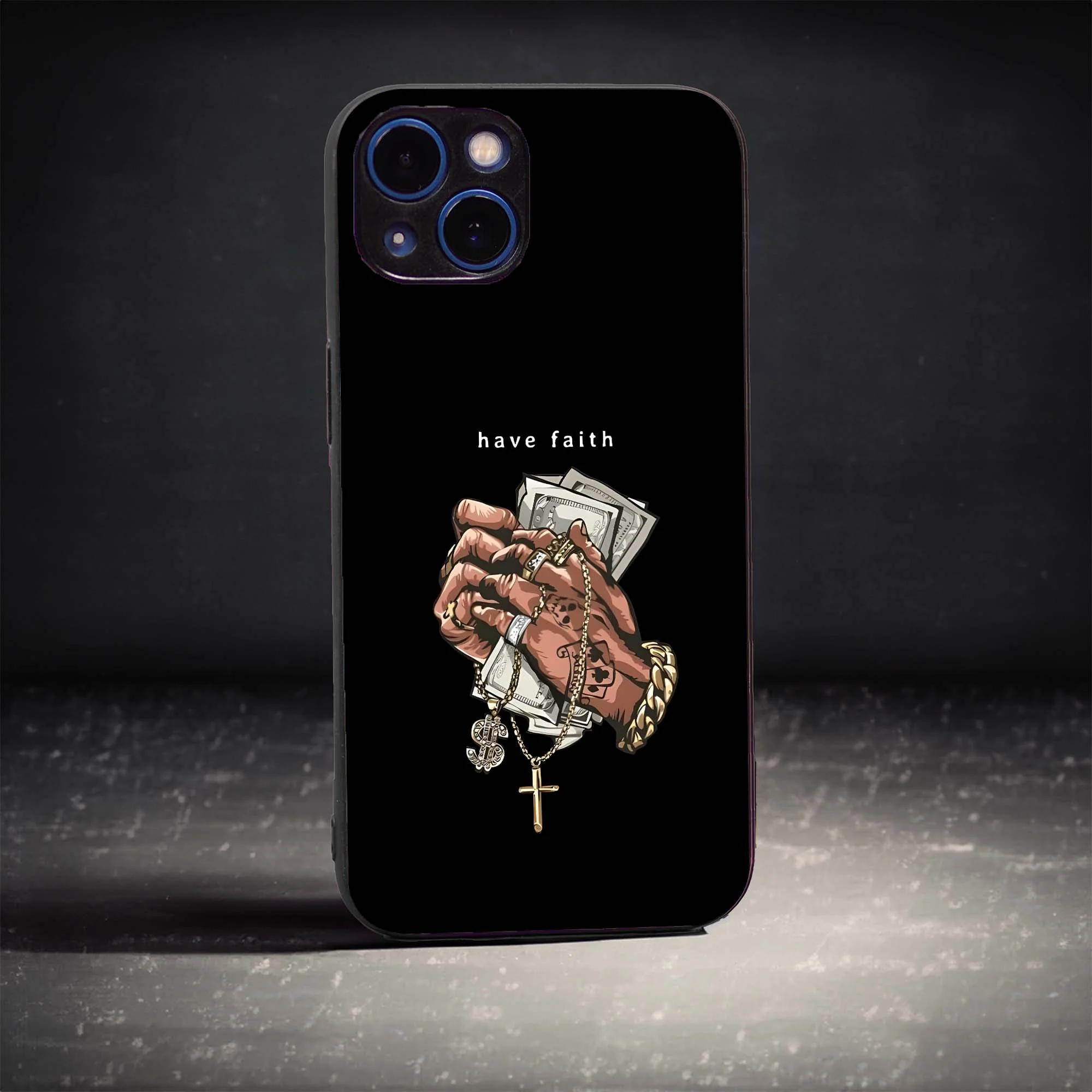 Have Faith Glass Case