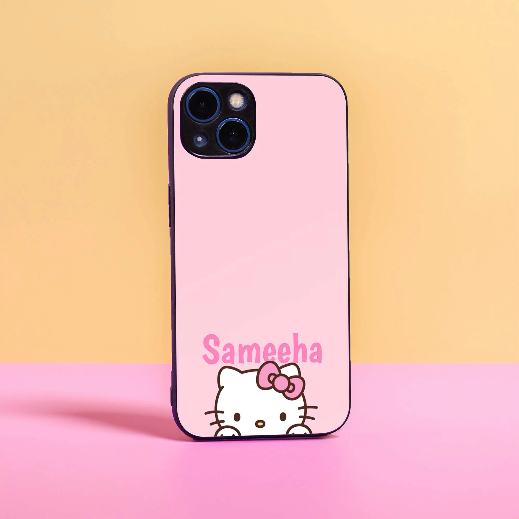 Hello Cutie Name Glass Case
