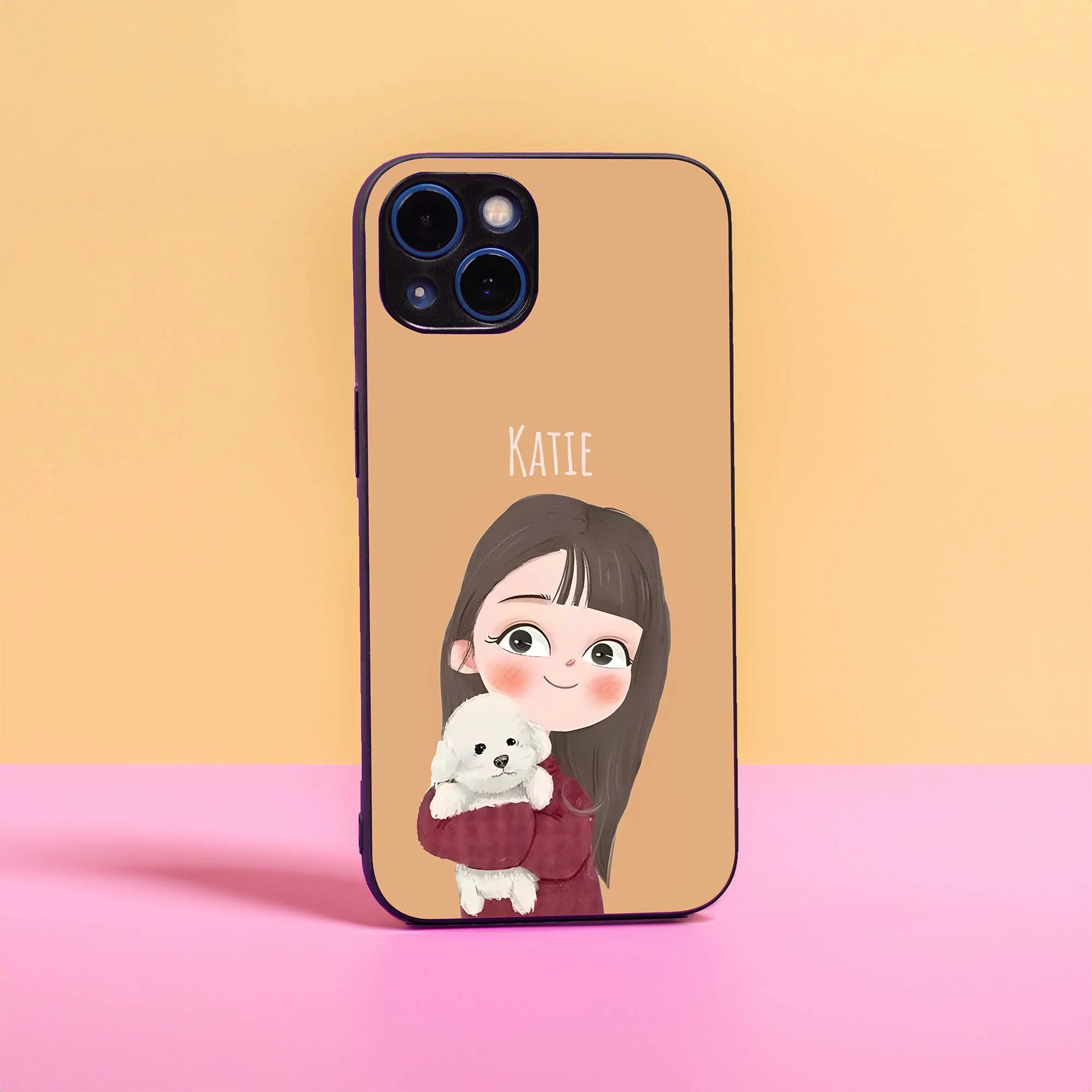 I love my Dog Name Glass Case