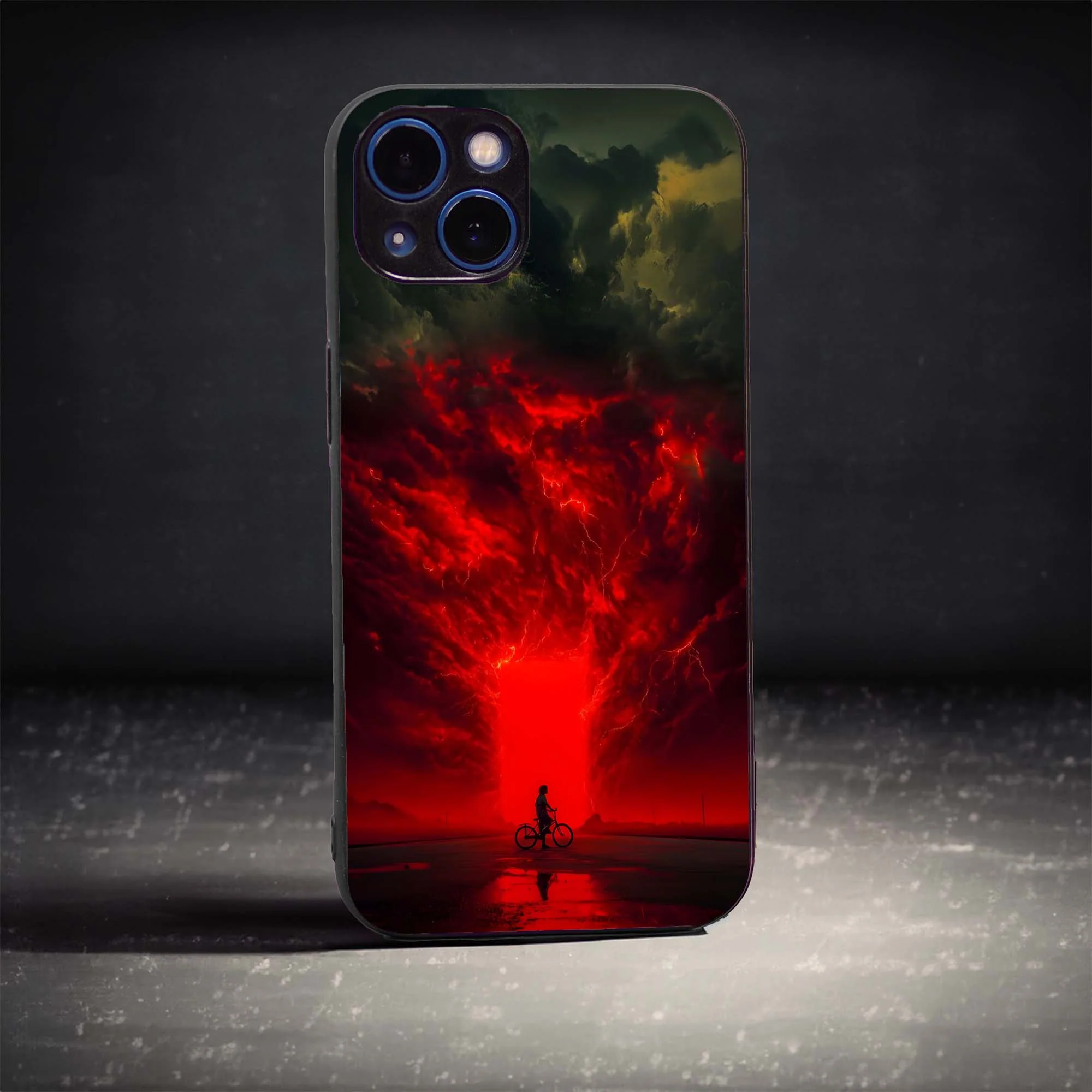 In the upside down world! Glass Case