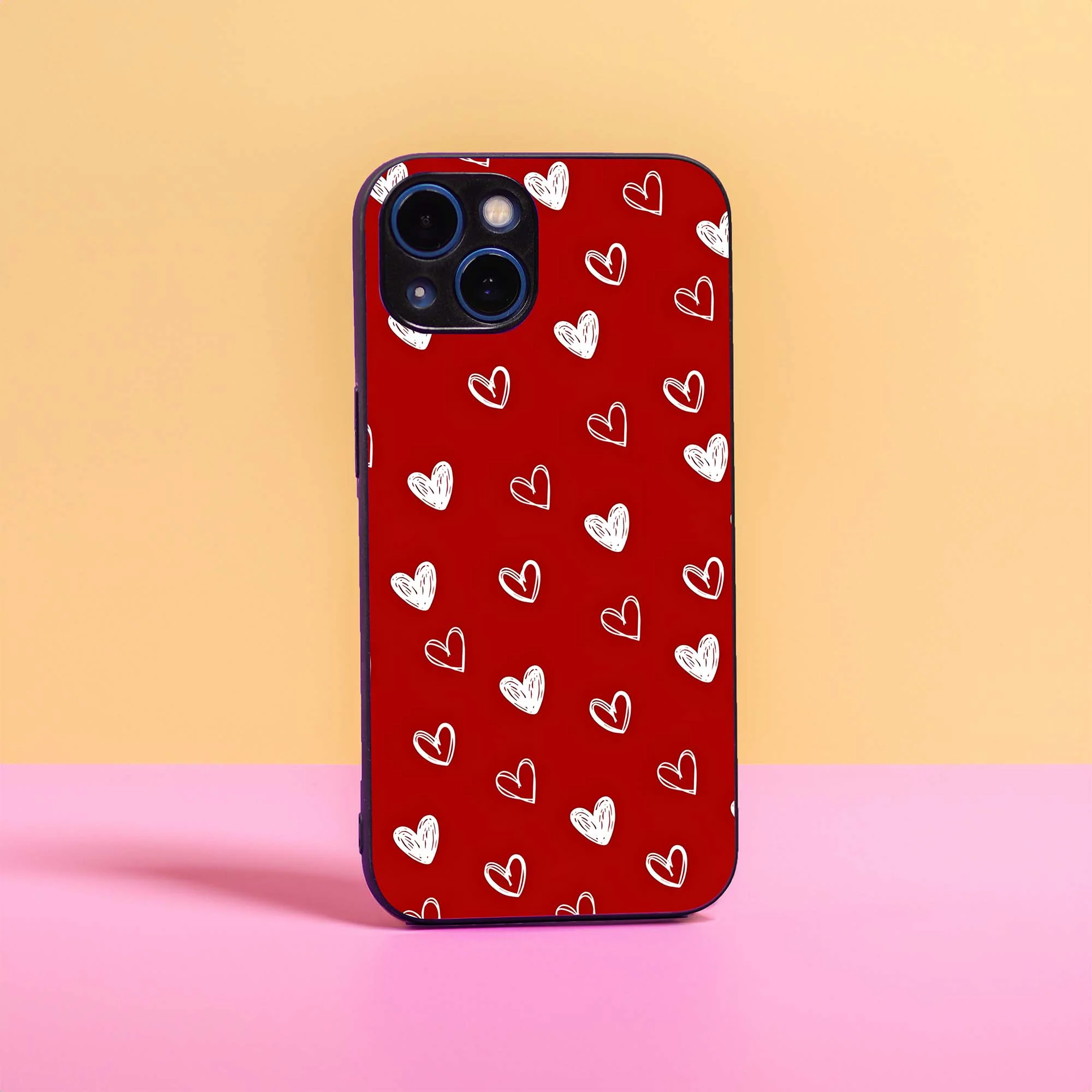 Infinity Hearts Glass Case