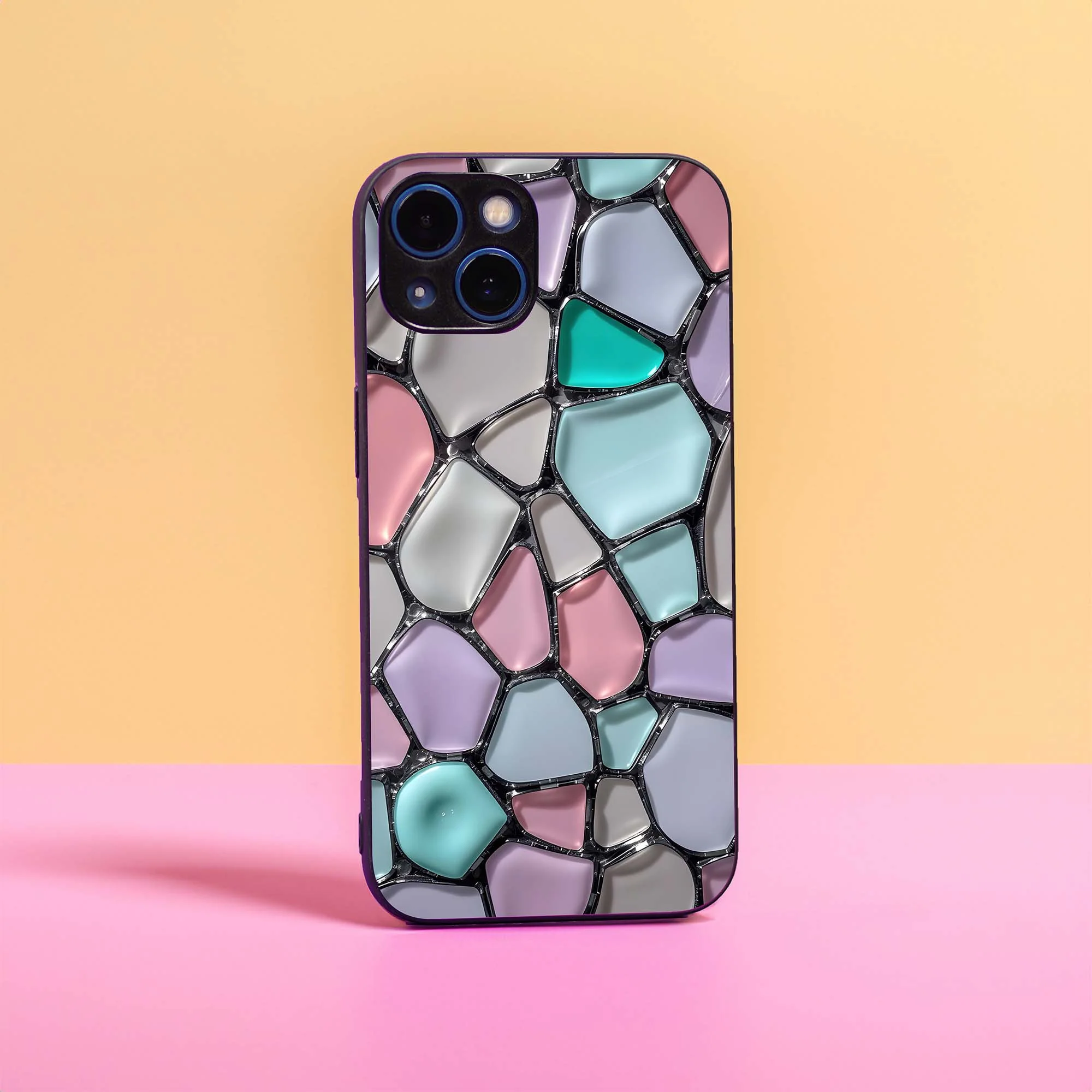 Interlinked Marble Glass Glass Case