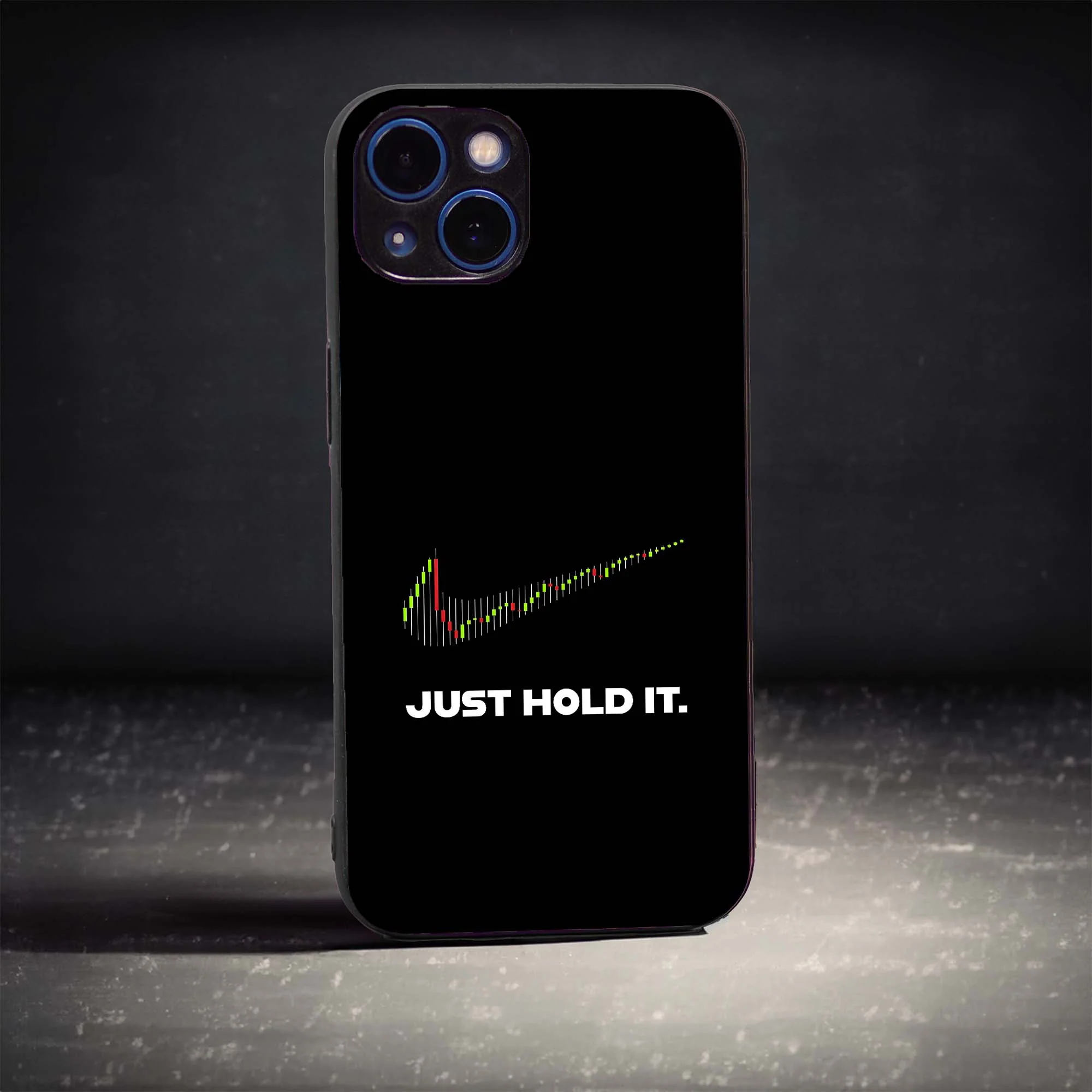 Just Hold It. Glass Case