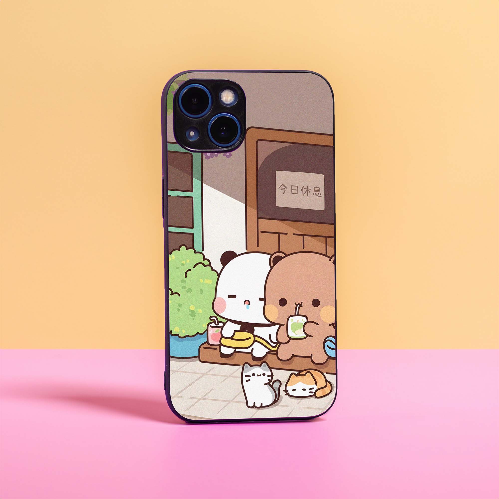 Just Two of Us! Sleek Hybrid Case