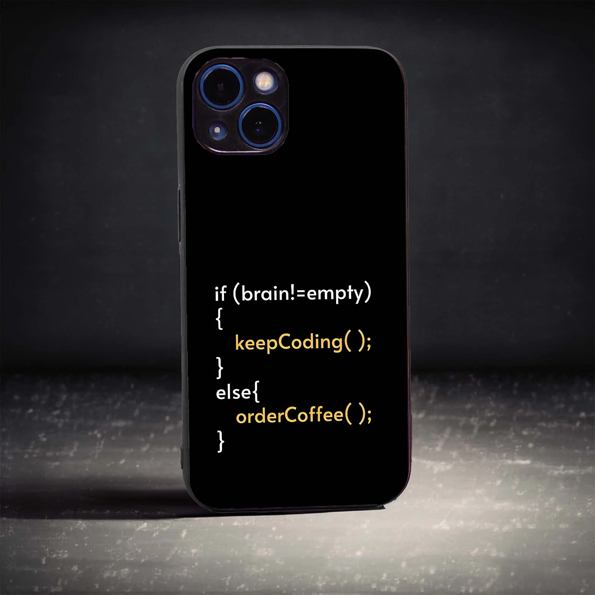 Keep Coding Glass Case