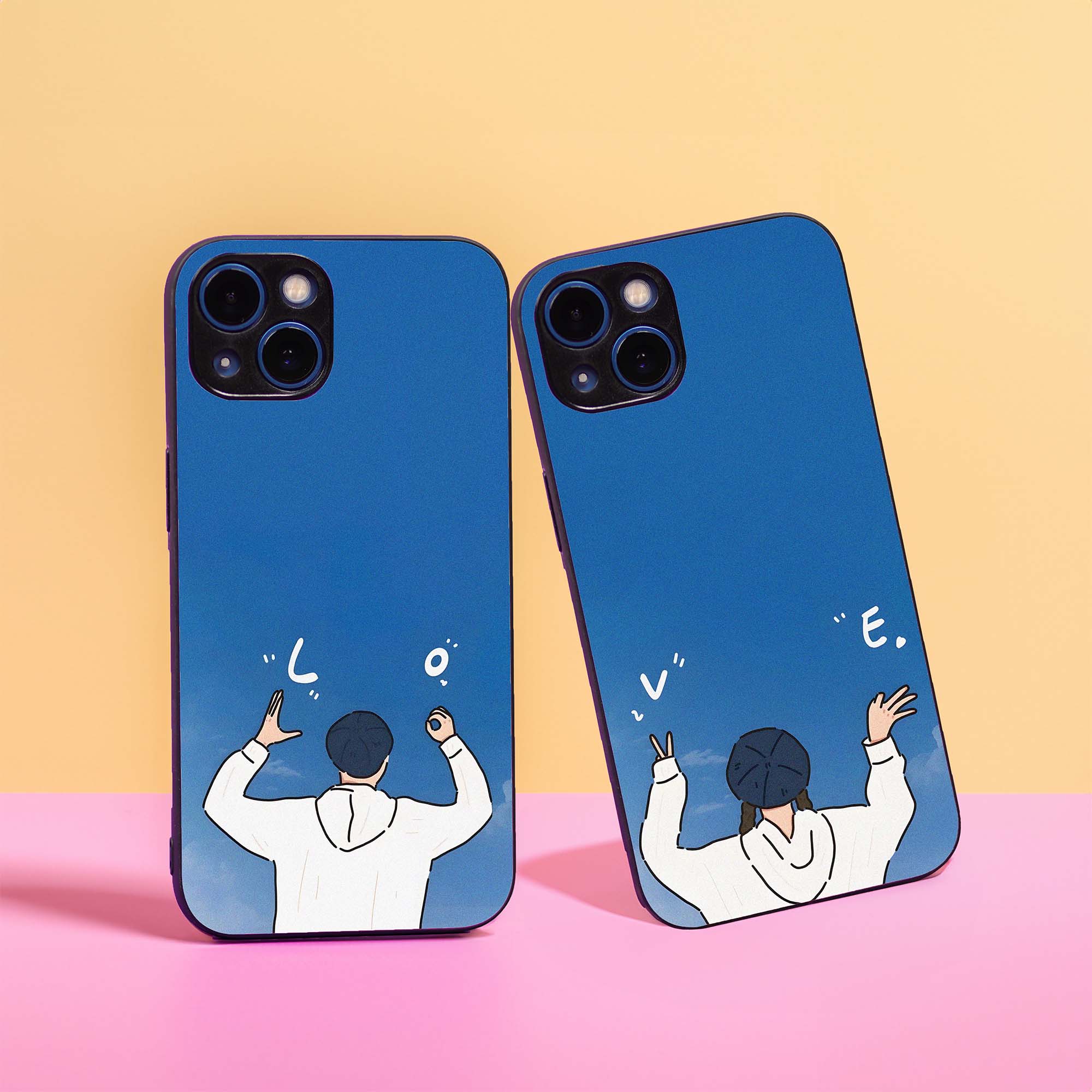 Love Gesture Couple Case