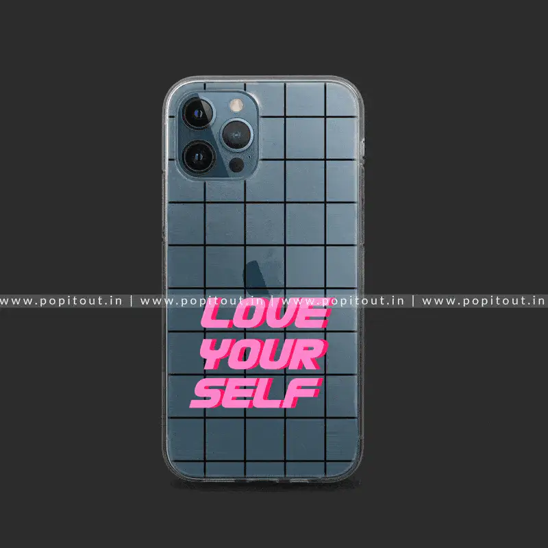 Love Your Self Silicon Clear Case - Image 3