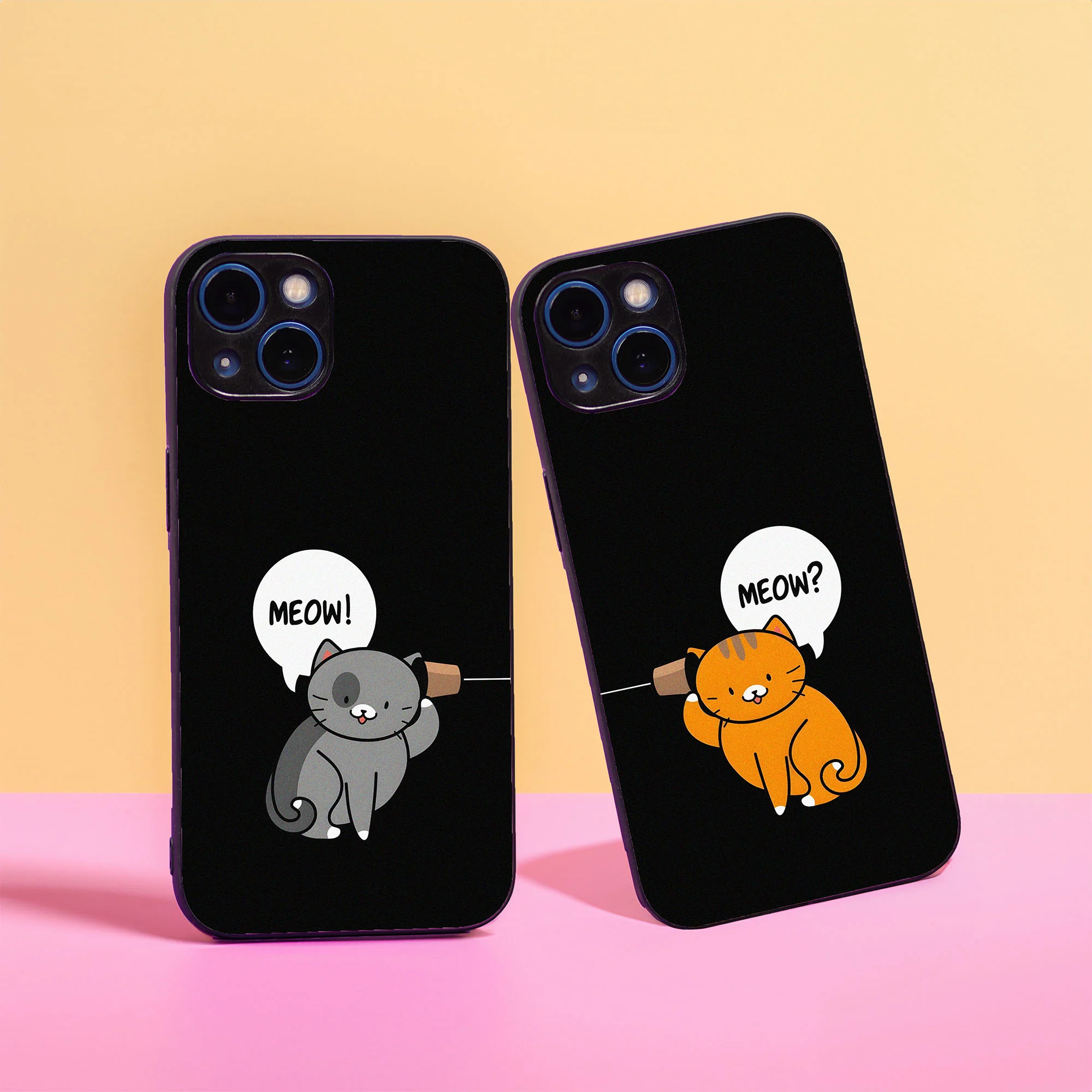 Meow Over Call Couple Case