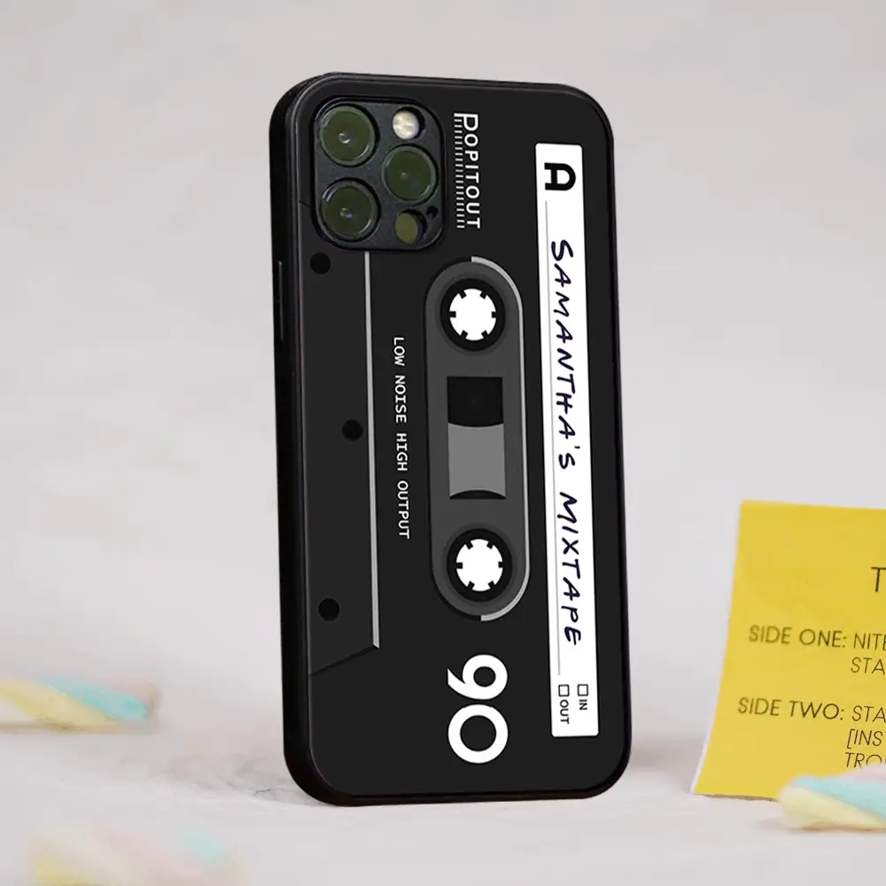 Mixtape Name Glass Case